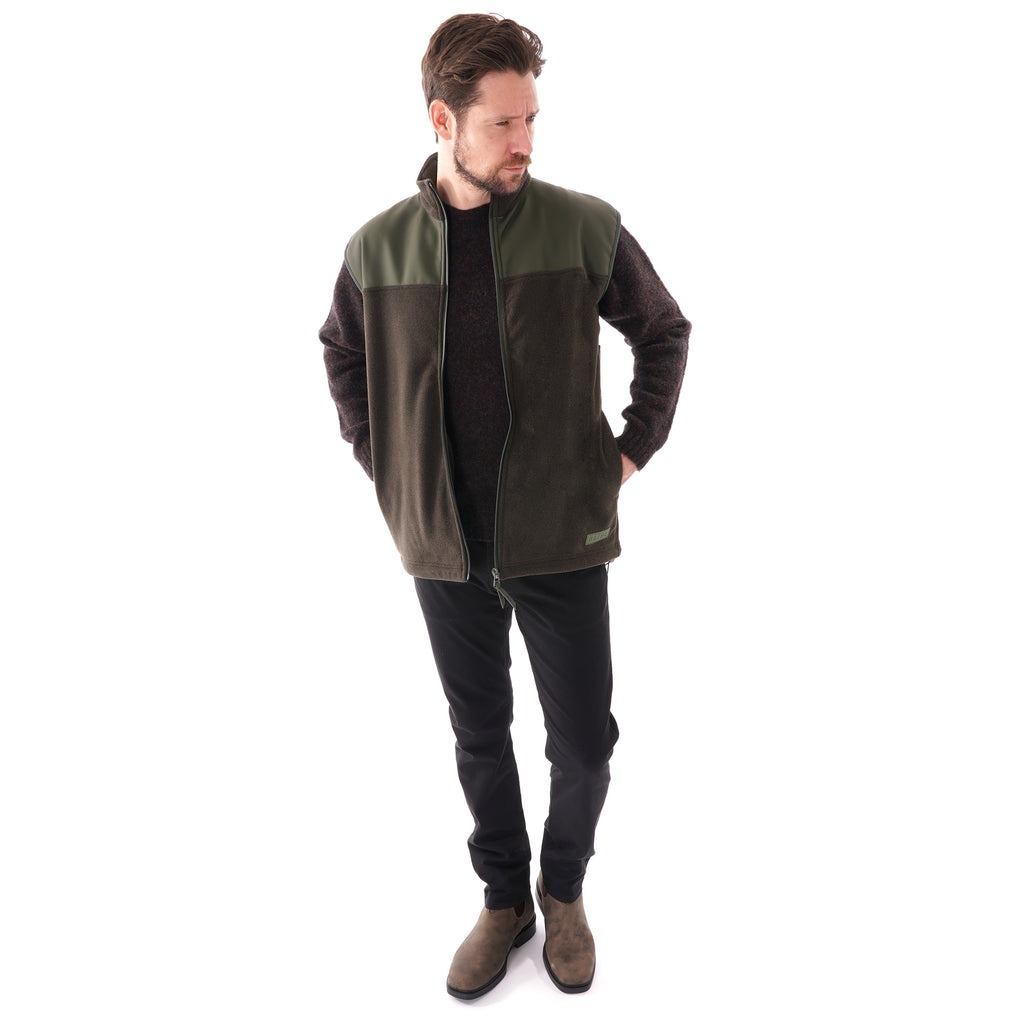 Rains Fleece Vest Jacket - Green