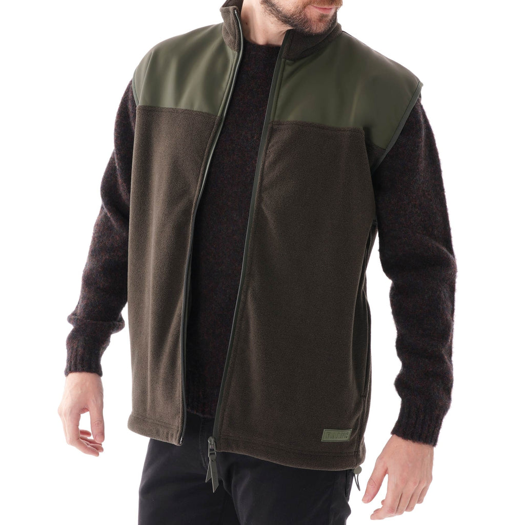 Rains Fleece Vest Jacket - Green