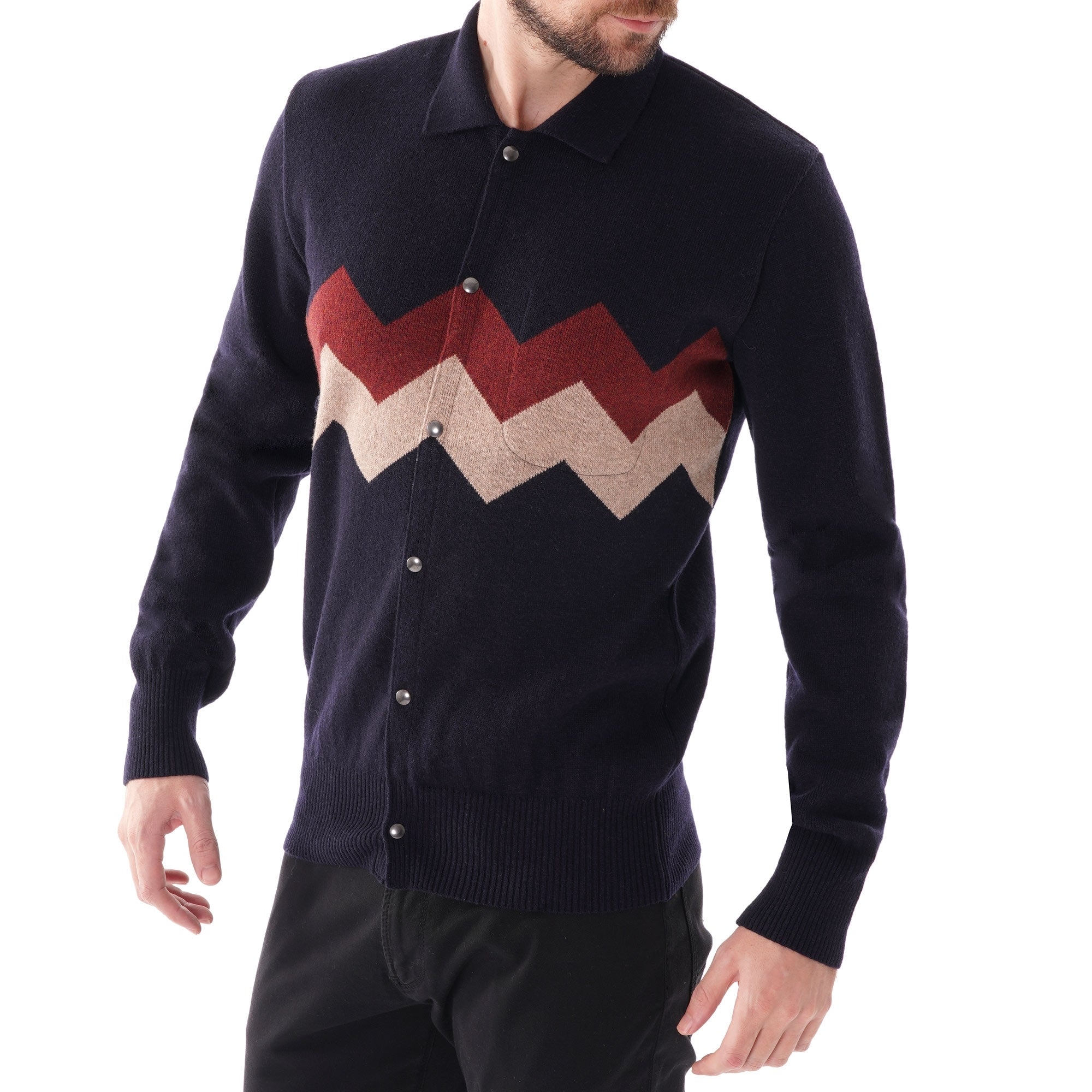 Oliver Spencer Roxwell Knitted Cardigan - Navy