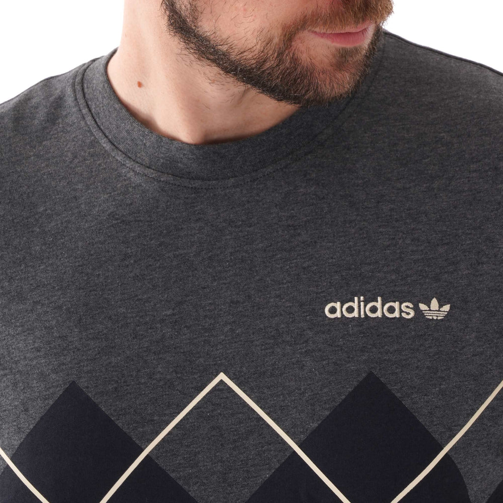 Adidas Originals Argyle T-Shirt - Grey