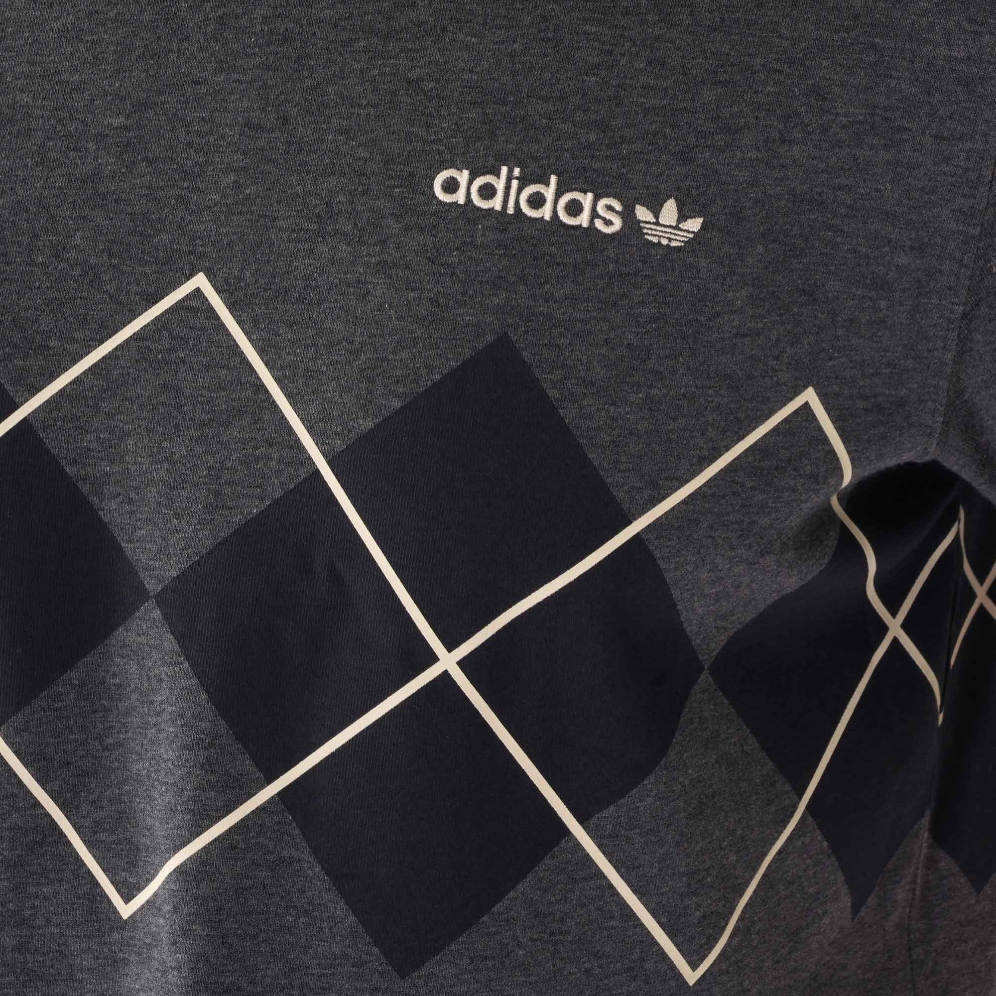 Adidas Originals Argyle T-Shirt - Grey