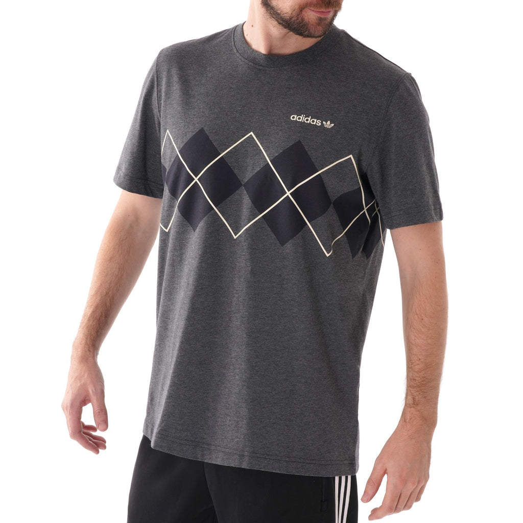 Adidas Originals Argyle T-Shirt - Grey