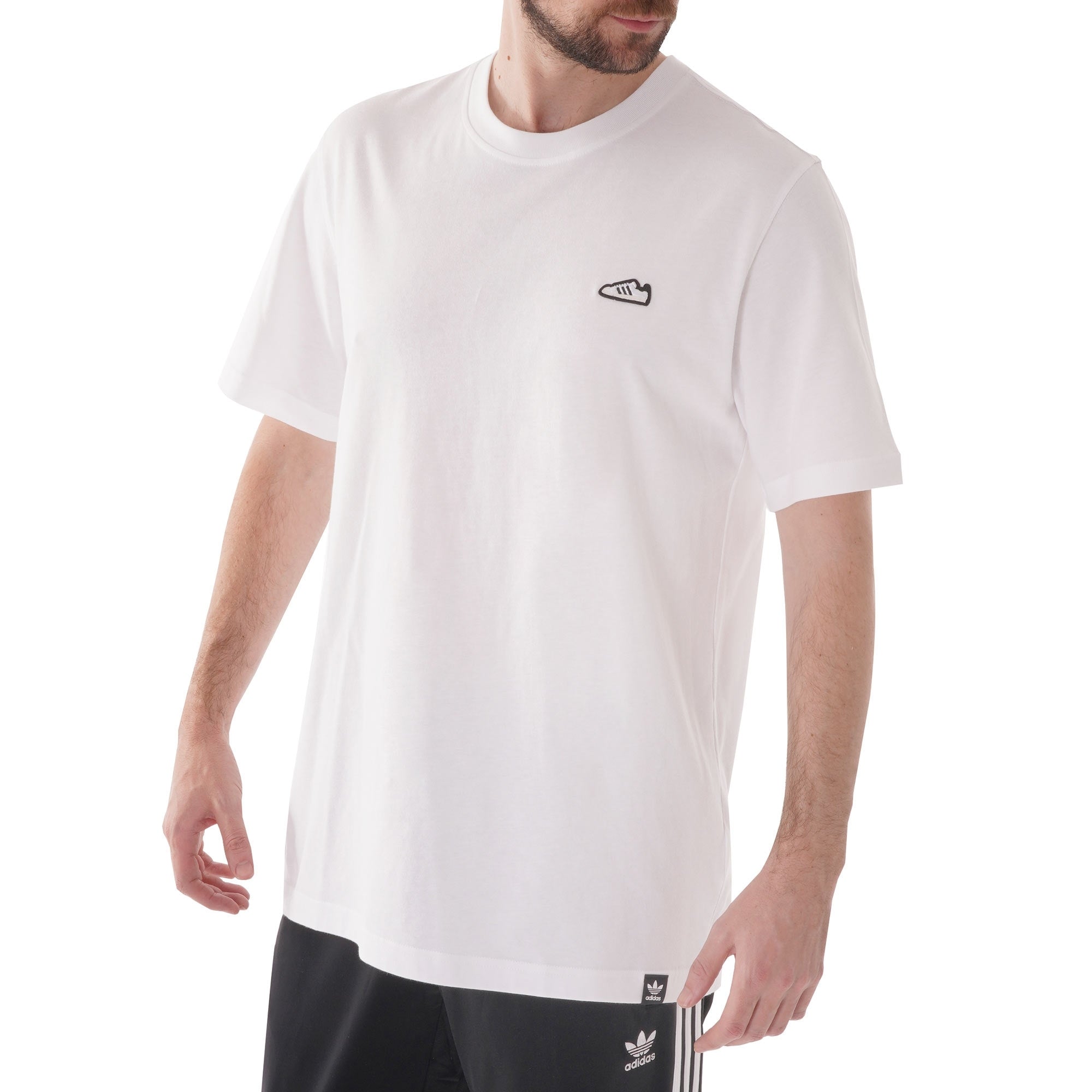 Adidas Originals Embroidered T-Shirt - White