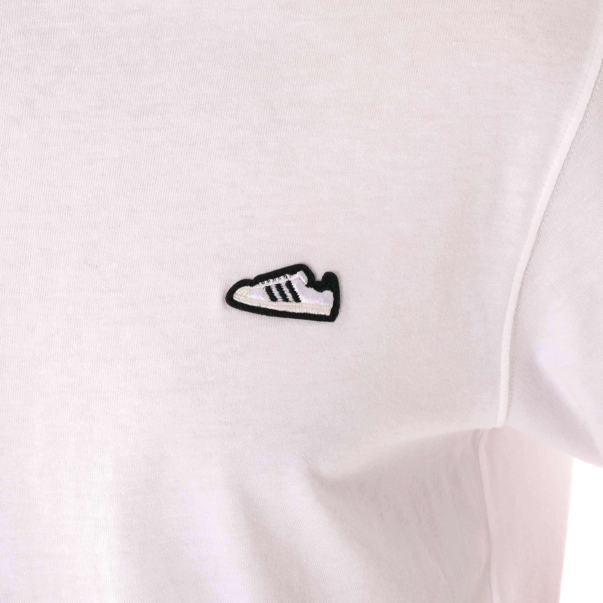 Adidas Originals Embroidered T-Shirt - White