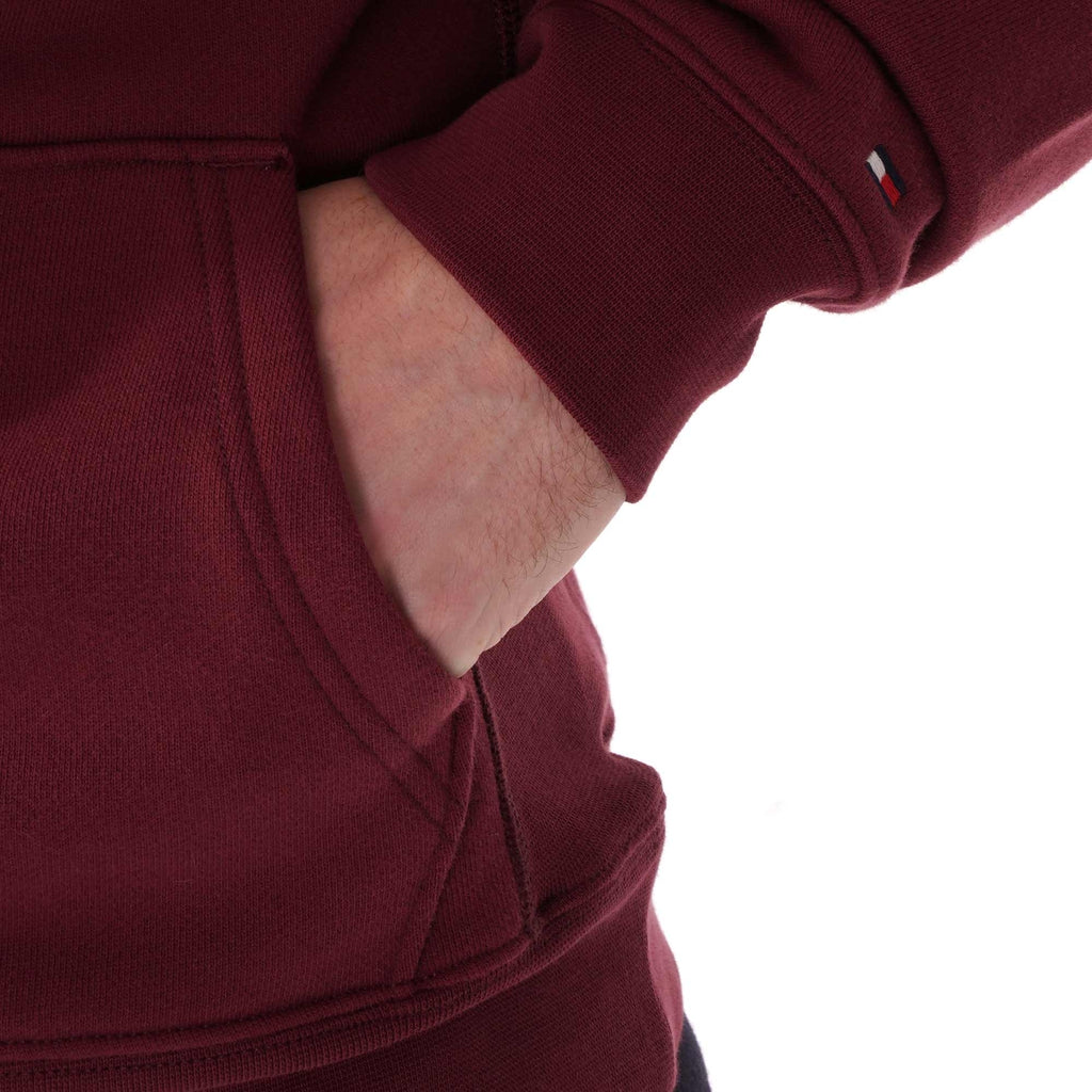 Tommy Hilfiger Icon Logo Mock Neck - Tawny Port