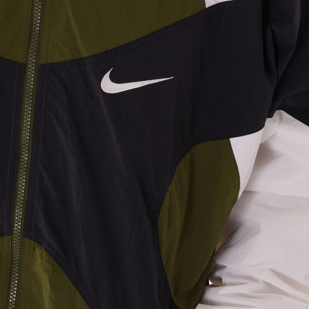 Nike Reissue Woven Shell Track Jacket - Legion Green & Black