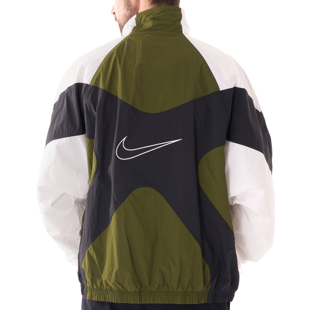 Nike Reissue Woven Shell Track Jacket - Legion Green & Black