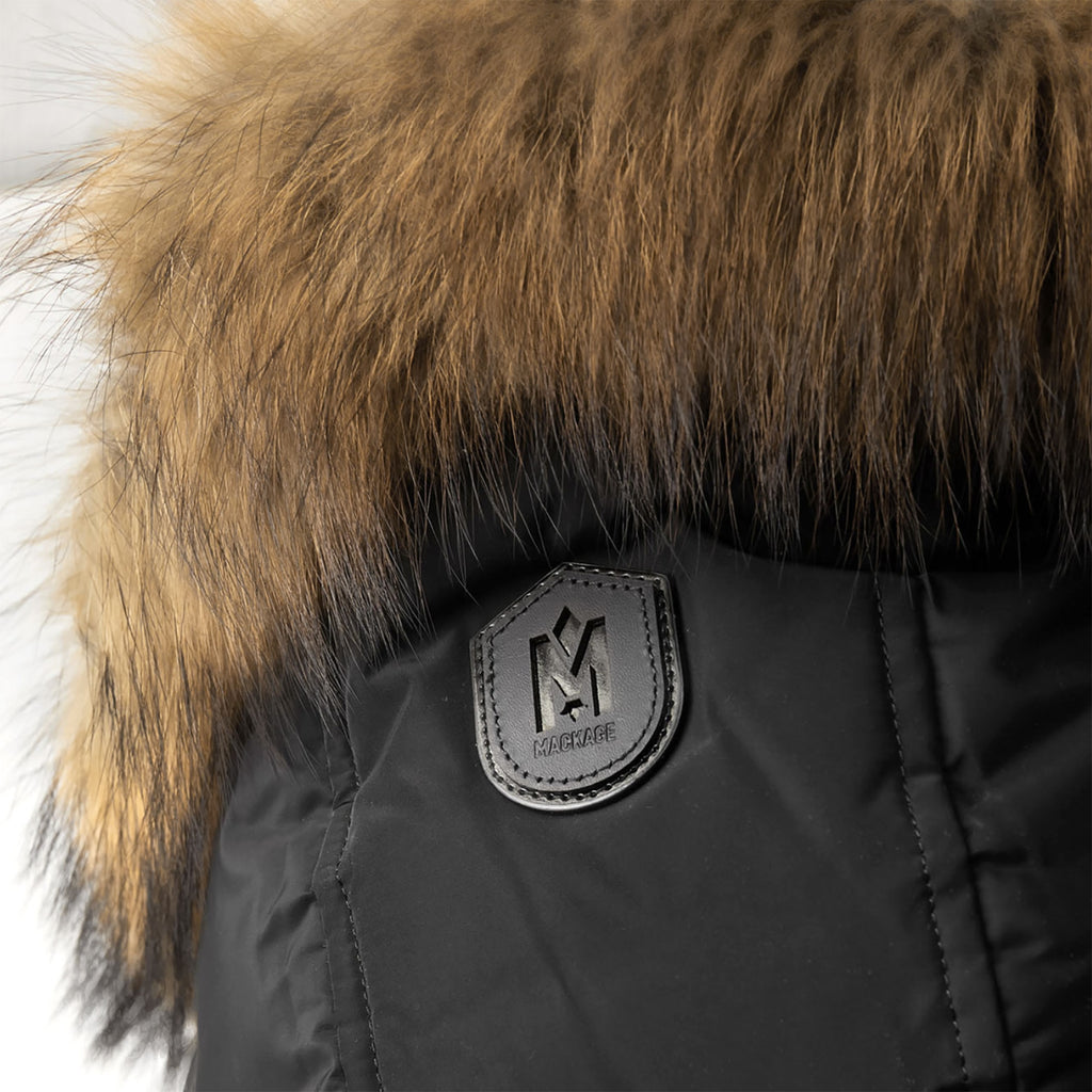 Mackage Kay Fitted Winter Down Jacket - Black