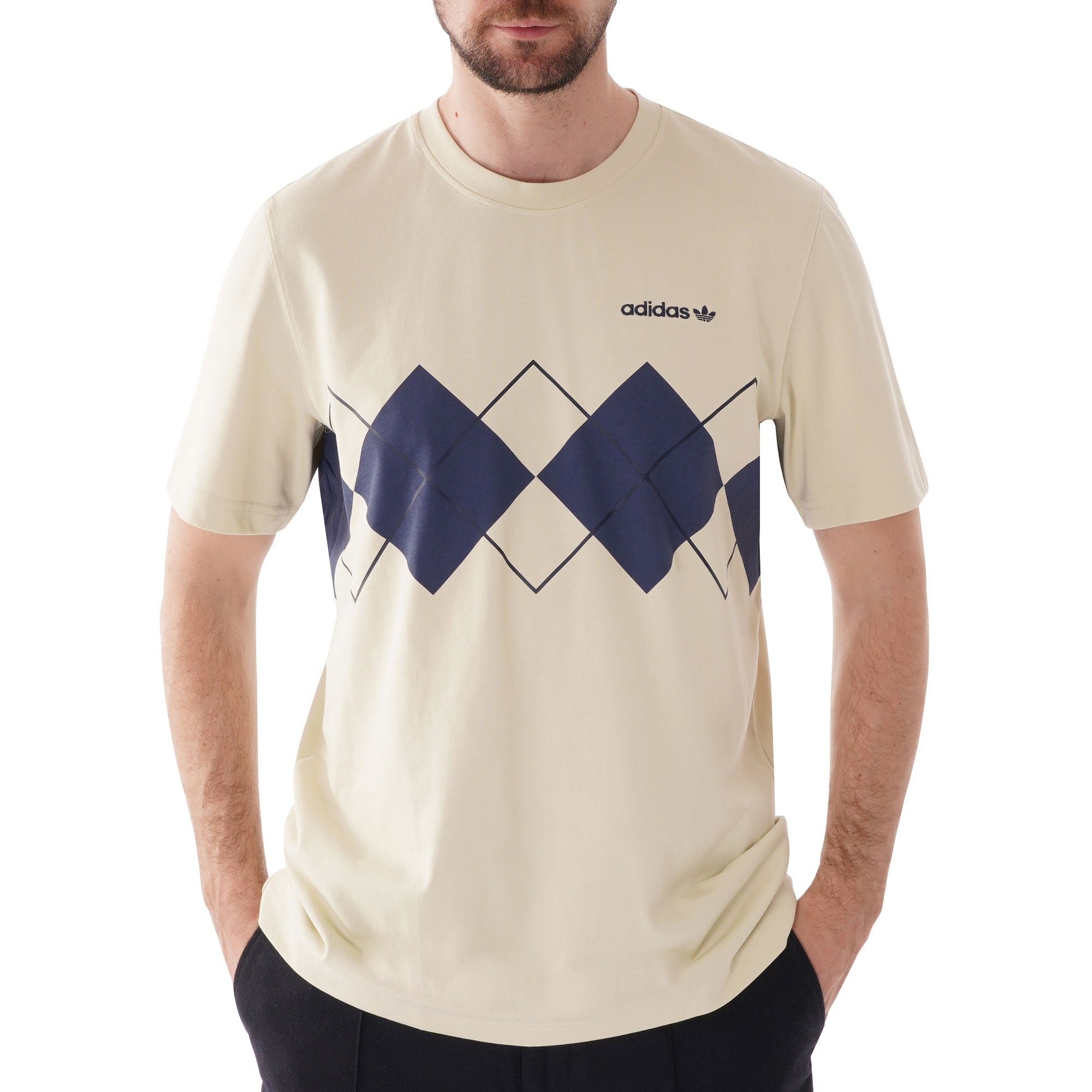 Adidas Originals Argyle T-Shirt - Sand