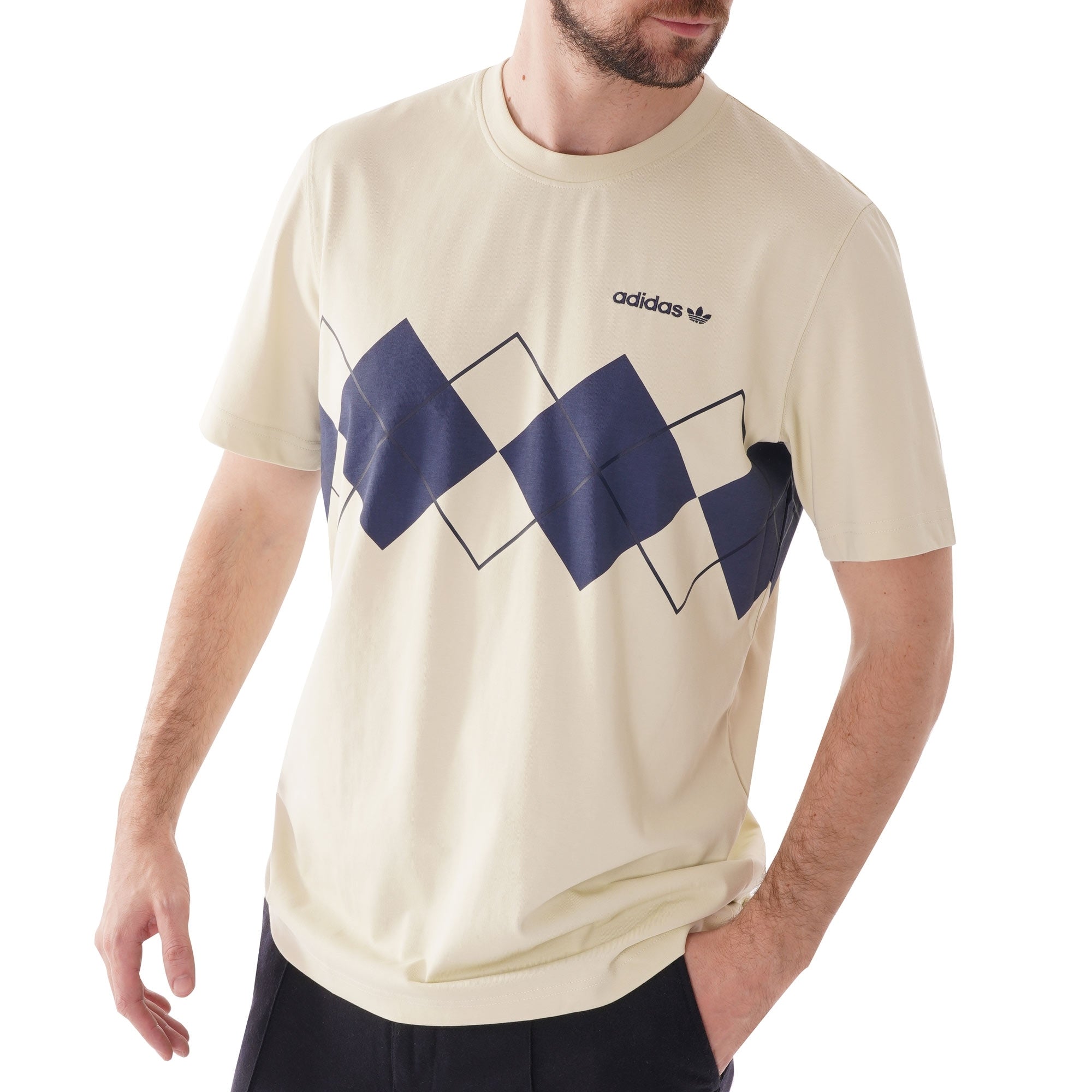 Adidas Originals Argyle T-Shirt - Sand