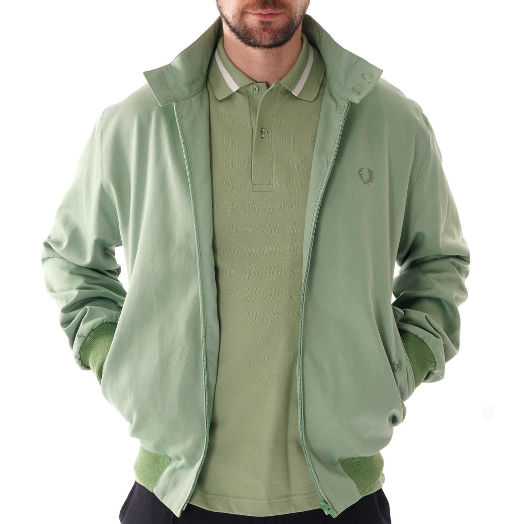 Fred Perry Reissues Harrington Jacket - Pistachio