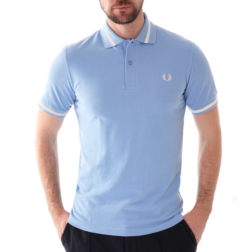 Fred Perry Reissues Single Tipped Polo Shirt - Sky