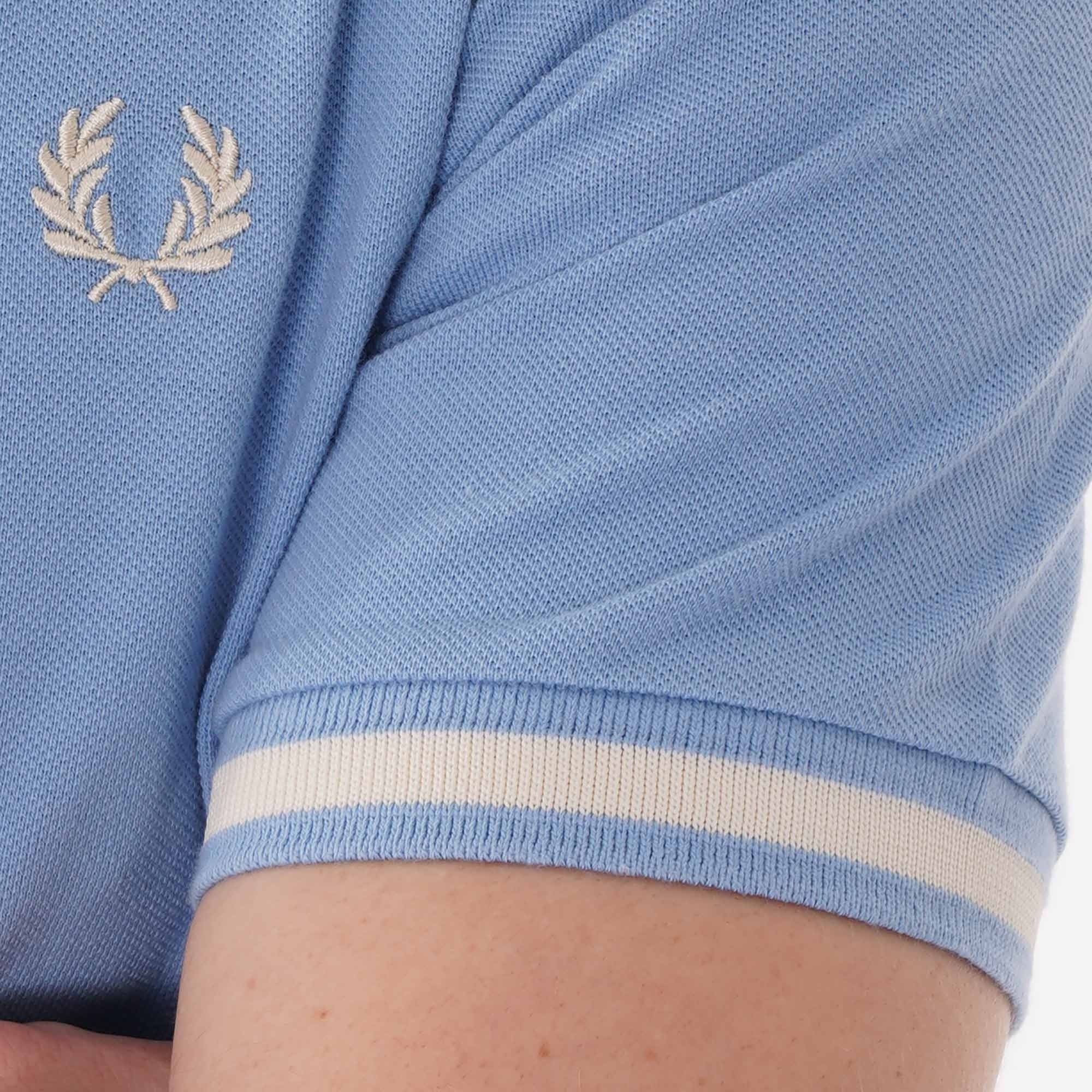 Fred Perry Reissues Single Tipped Polo Shirt - Sky