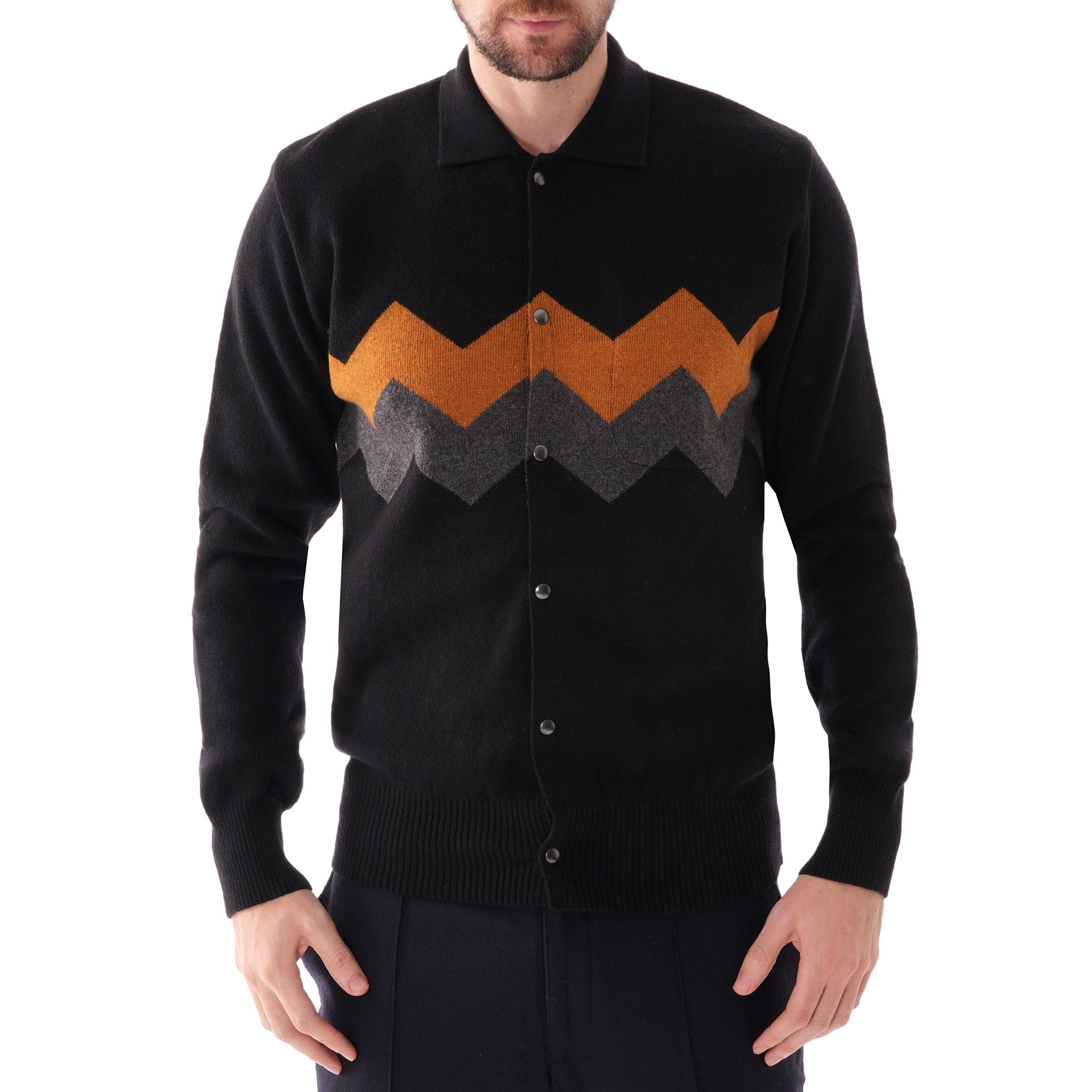 Oliver Spencer Roxwell Knitted Cardigan - Black