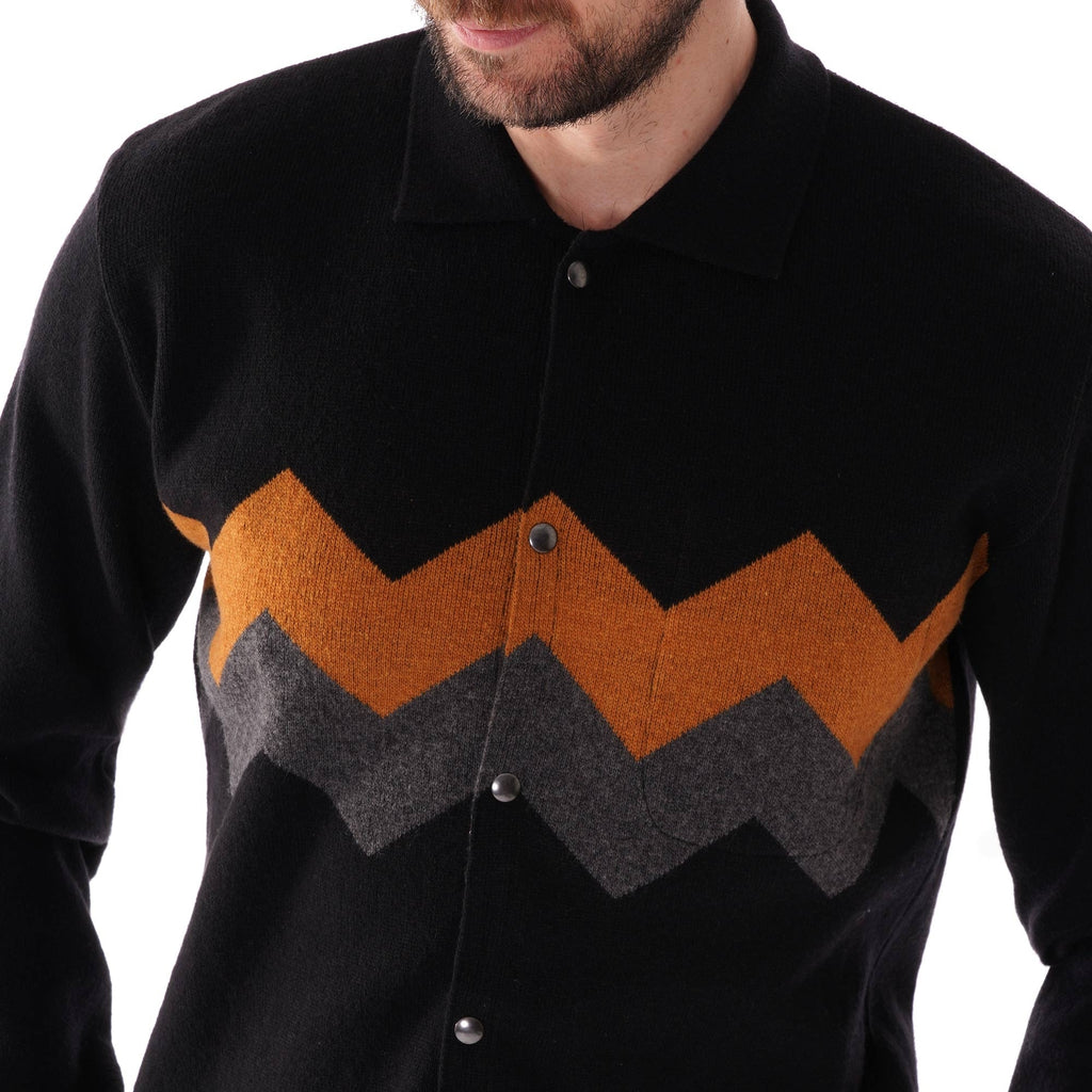 Oliver Spencer Roxwell Knitted Cardigan - Black