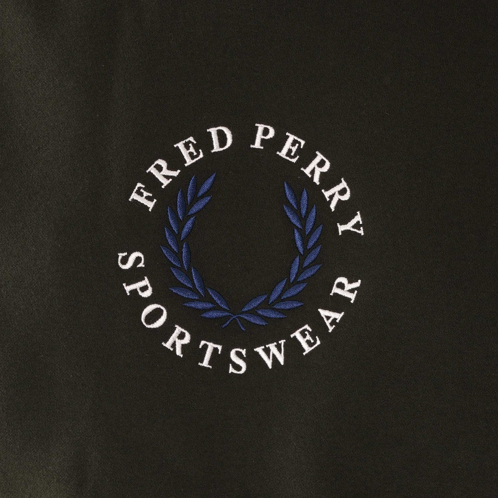 Fred Perry Branded Sweatshirt - Hunting Green