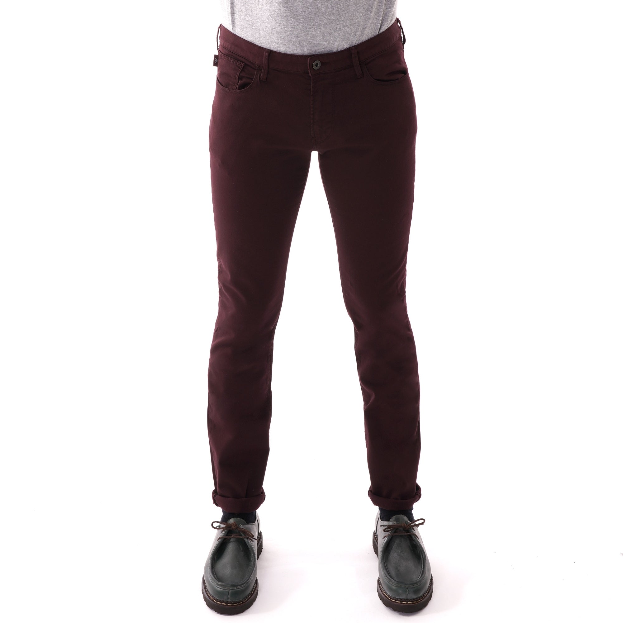 Emporio Armani J06 Slim Fit Trousers - Rosso