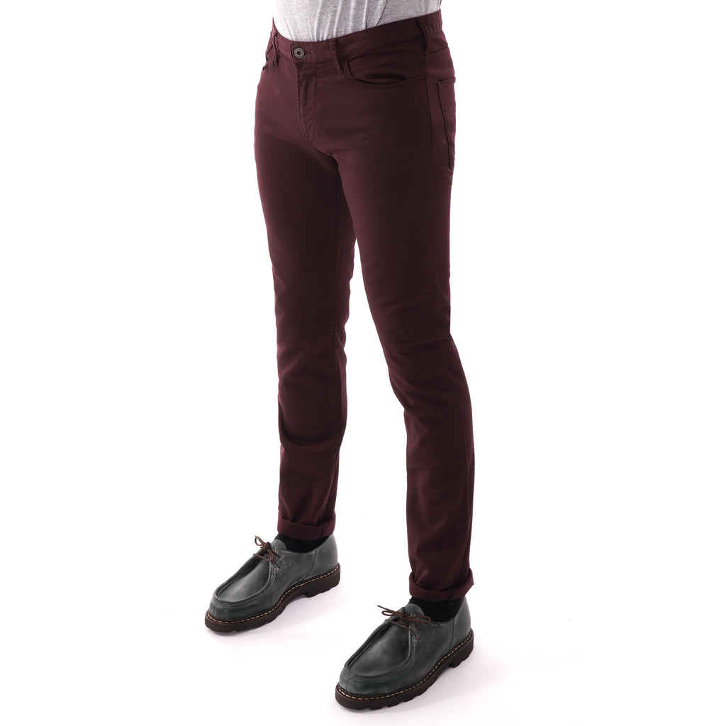 Emporio Armani J06 Slim Fit Trousers - Rosso