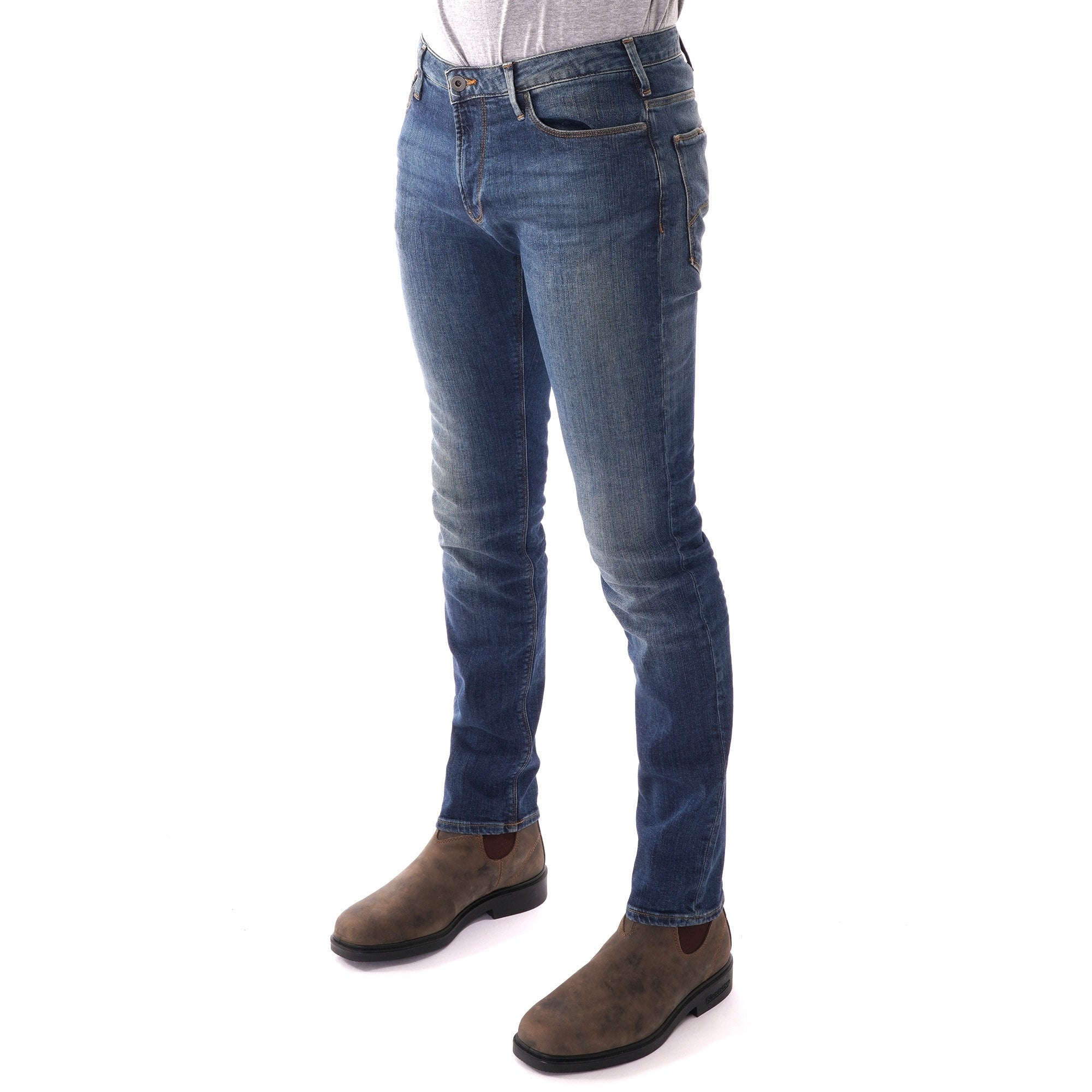 Emporio Armani J06 Slim Fit Denim Jeans - Denim Blu