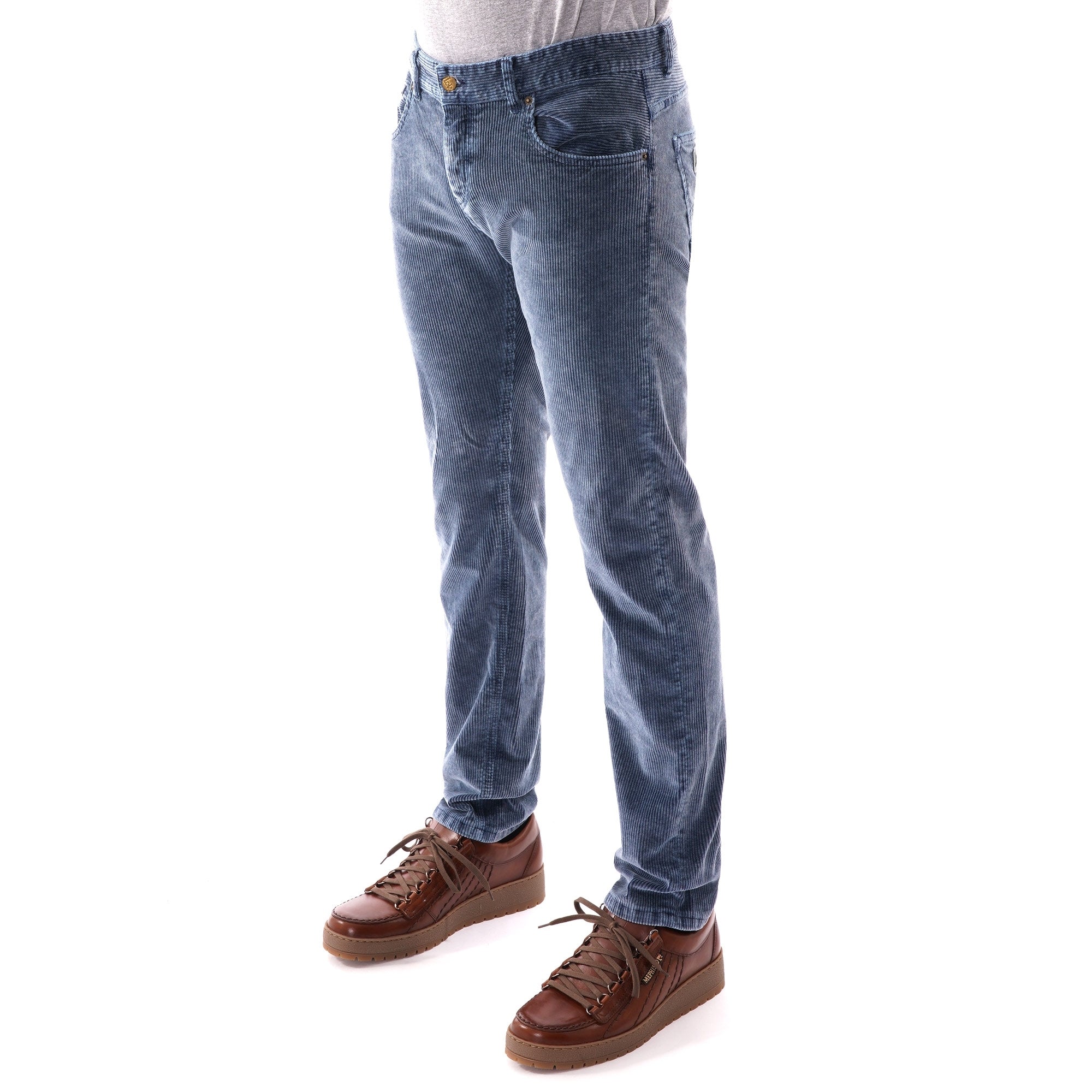 Lois Jeans Sierra Norgate Cord Trousers - Stone Indigo