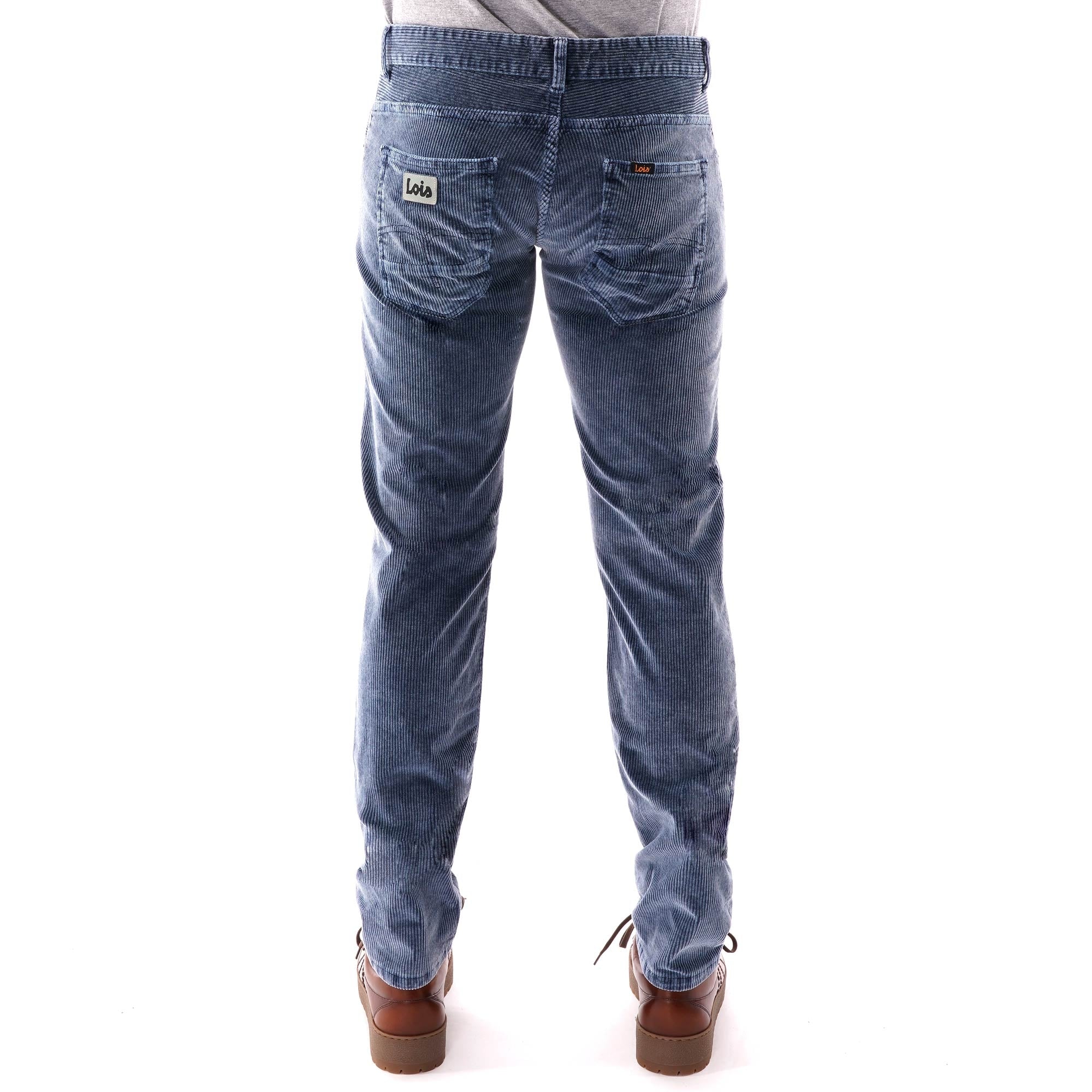 Lois Jeans Sierra Norgate Cord Trousers - Stone Indigo