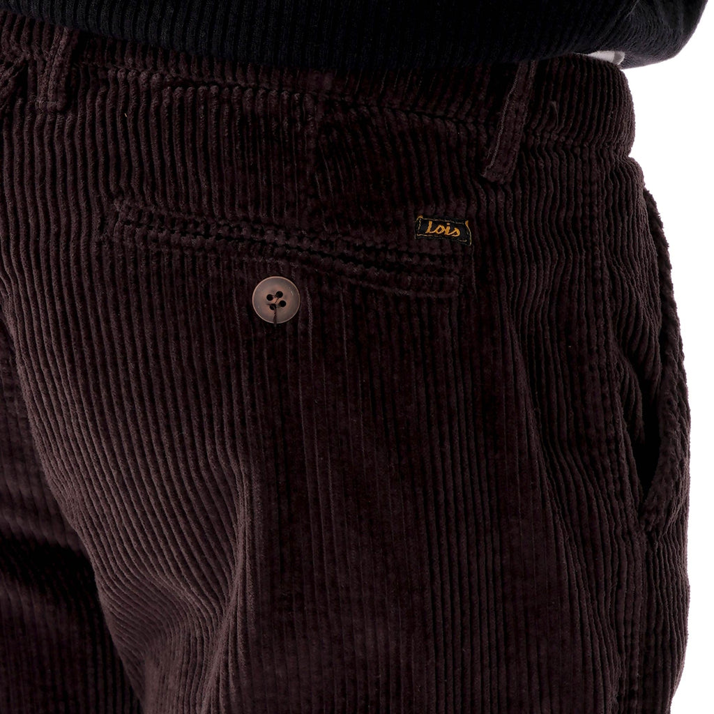 Lois Jeans Adrian Jumbo Cord Trousers - Chocolate