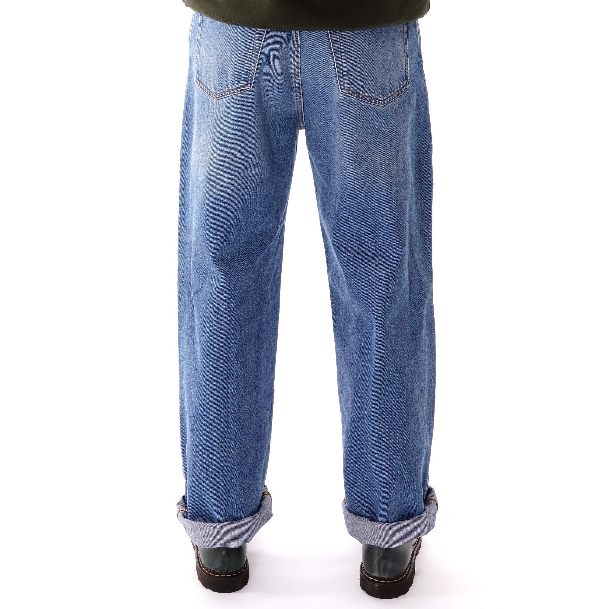 AMI Wide Fit Jeans - Used Blue
