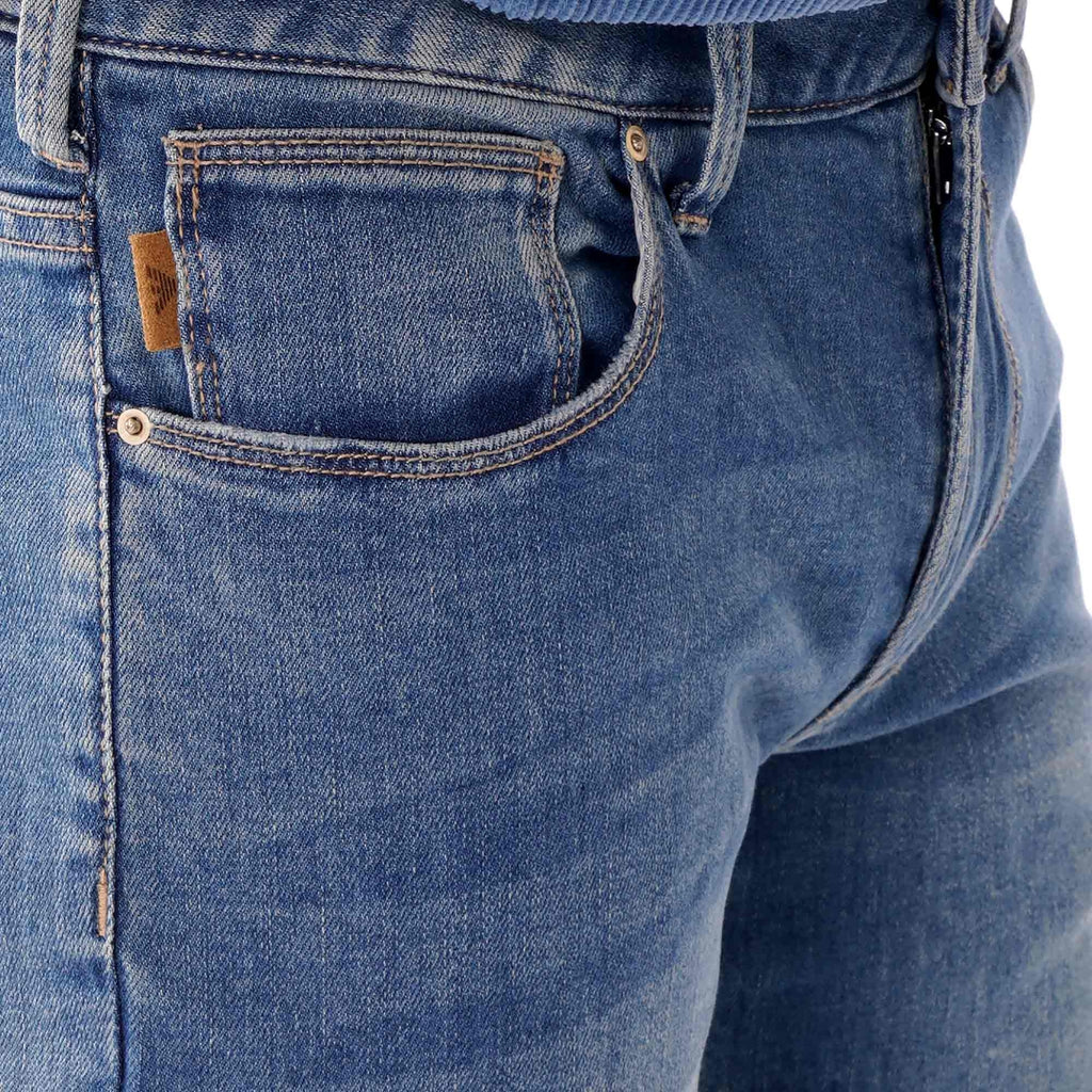Emporio Armani J06 Slim Fit Denim Pants - Denim