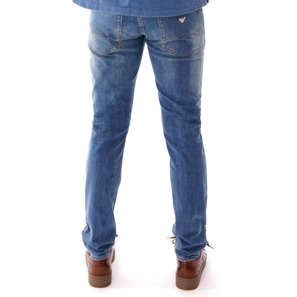 Emporio Armani J06 Slim Fit Denim Pants - Denim