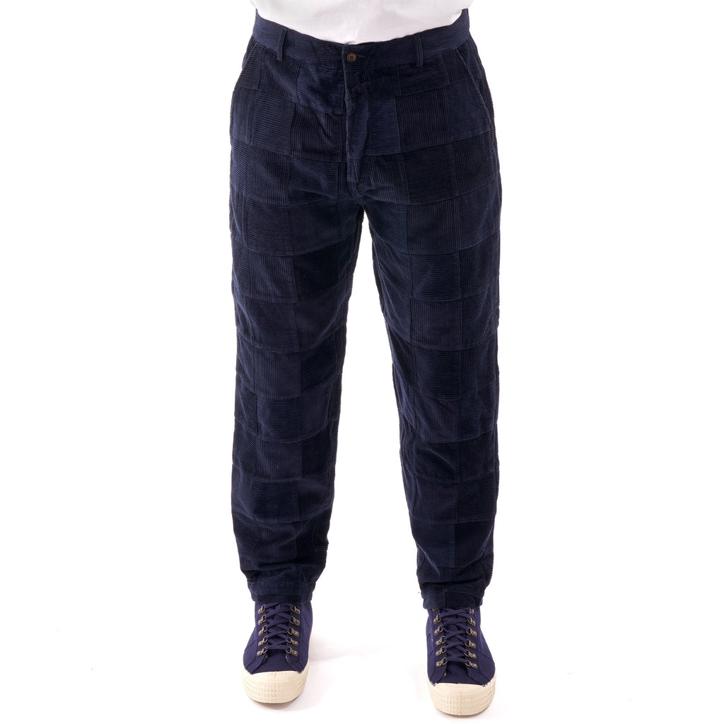 Patchwork Cord Miltary Chino