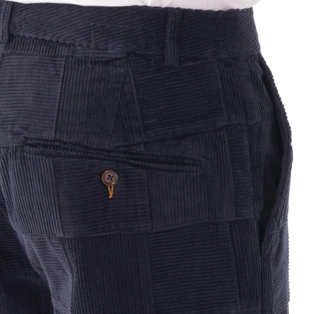 Patchwork Cord Miltary Chino