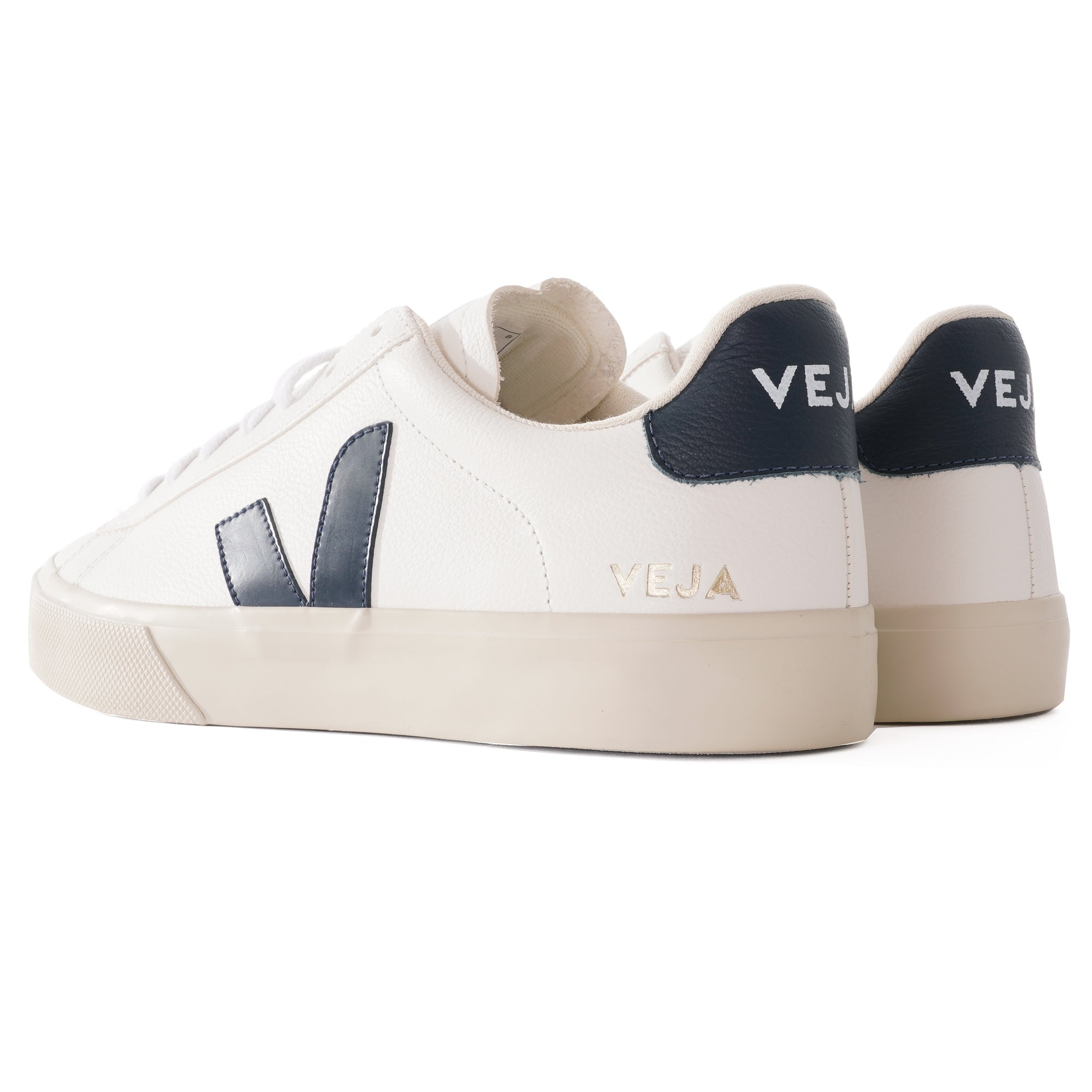 Veja Campo Chromefree Leather Womens - White Nautico