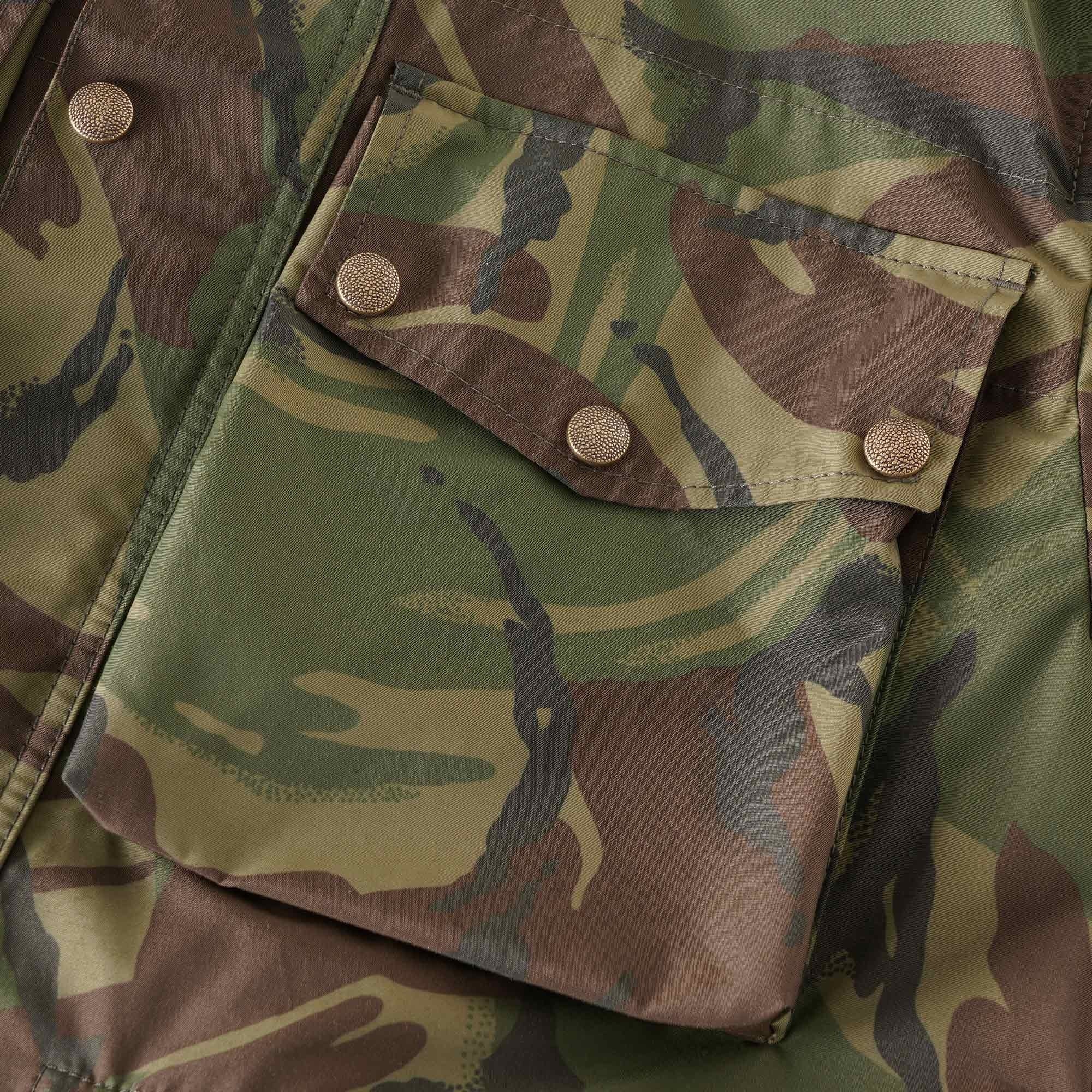 Belstaff Landing Jacket Camo - Camo Green
