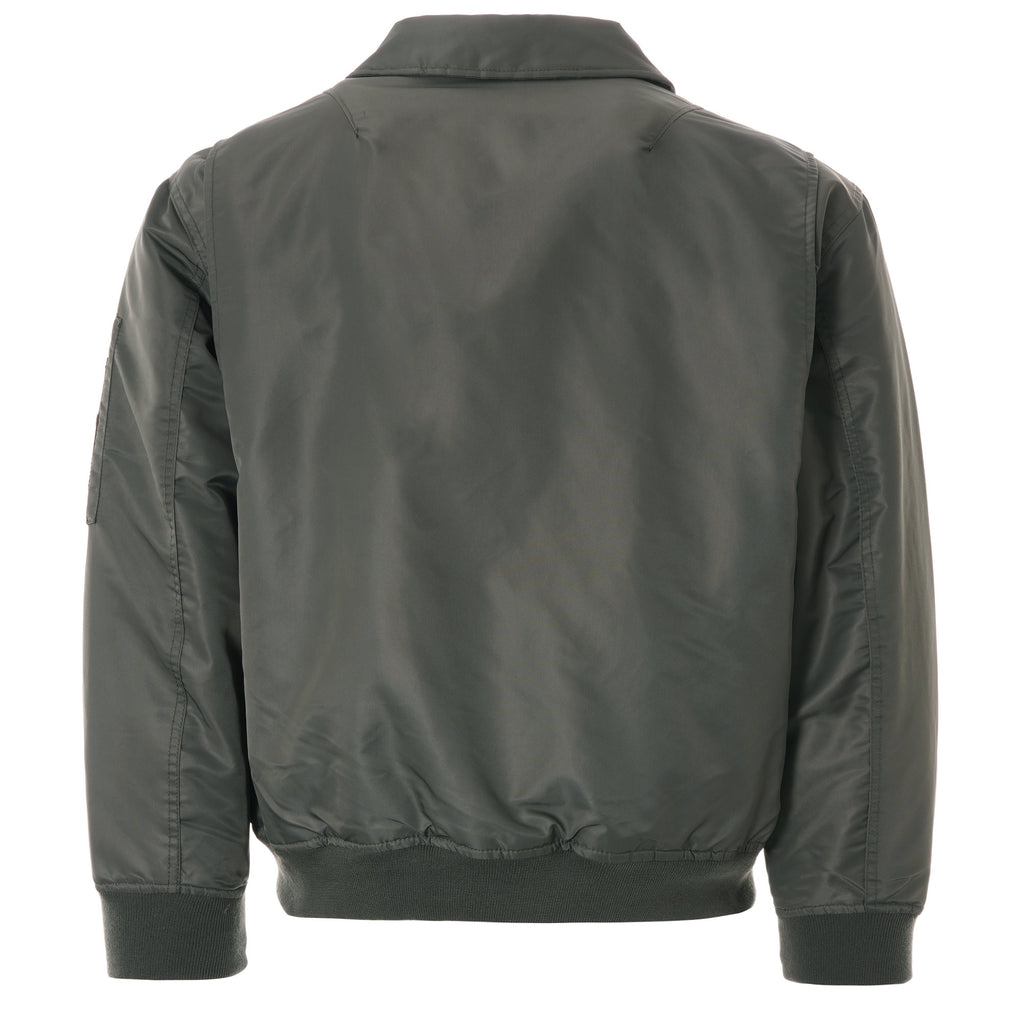 Schott NYC CWU Bomber Womens Jacket - Sage Khaki
