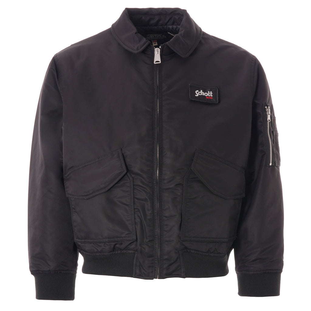 Schott NYC Bomber Jacket - Black