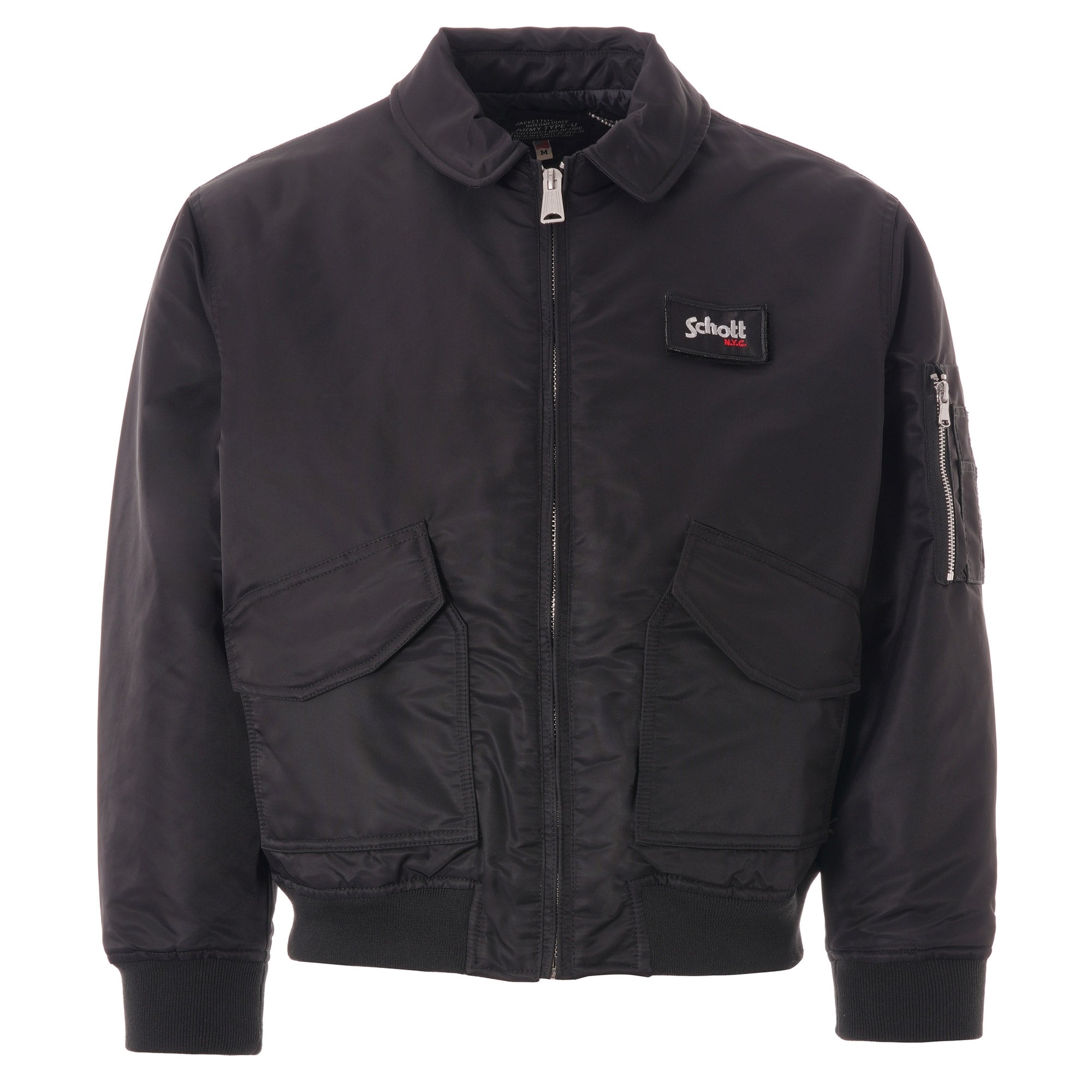 Schott NYC Bomber Jacket - Black