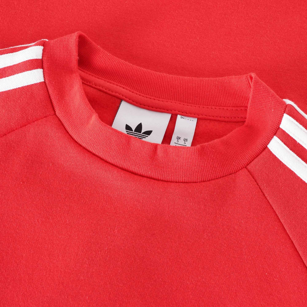 Adidas Originals 3-Stripes Crewneck Sweatshirt - Red