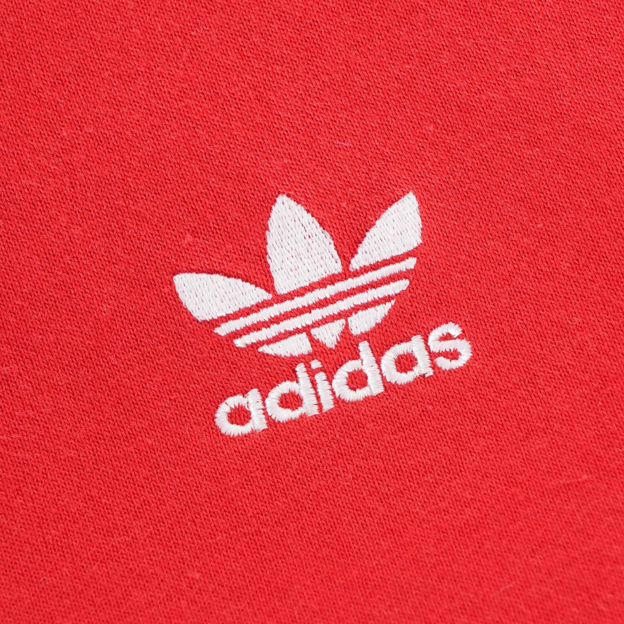 Adidas Originals 3-Stripes Crewneck Sweatshirt - Red