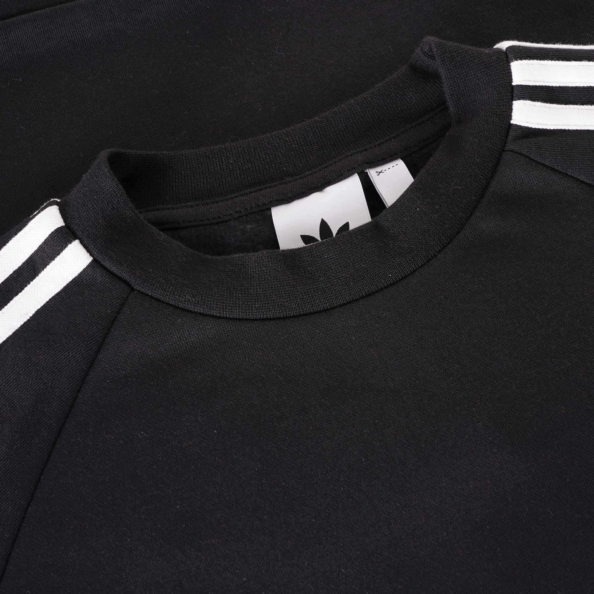 Adidas Originals 3 stripes Crewneck Sweatshirt - Black
