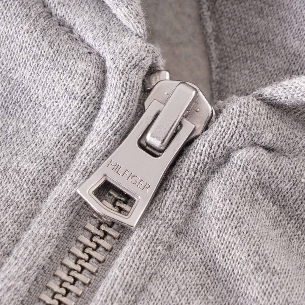 Tommy Hilfiger Monogram Cotton Fleece Hoody - Grey