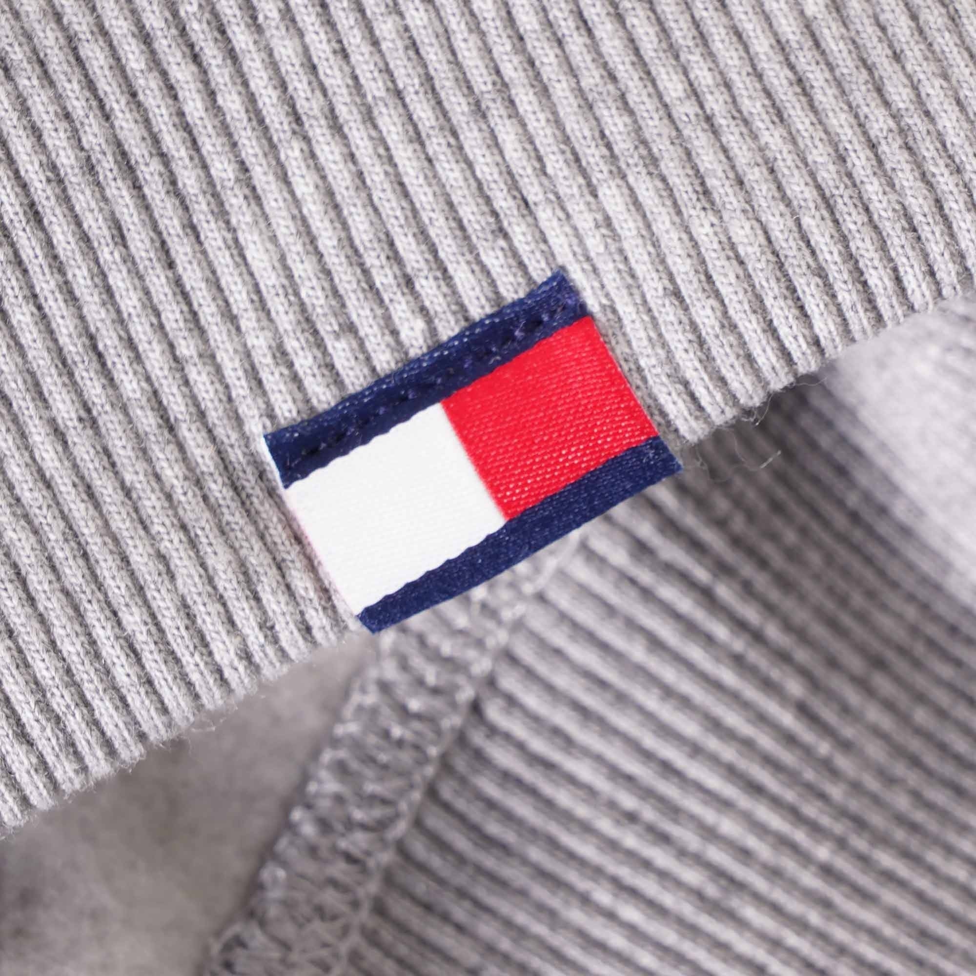Tommy Hilfiger Monogram Cotton Fleece Hoody - Grey