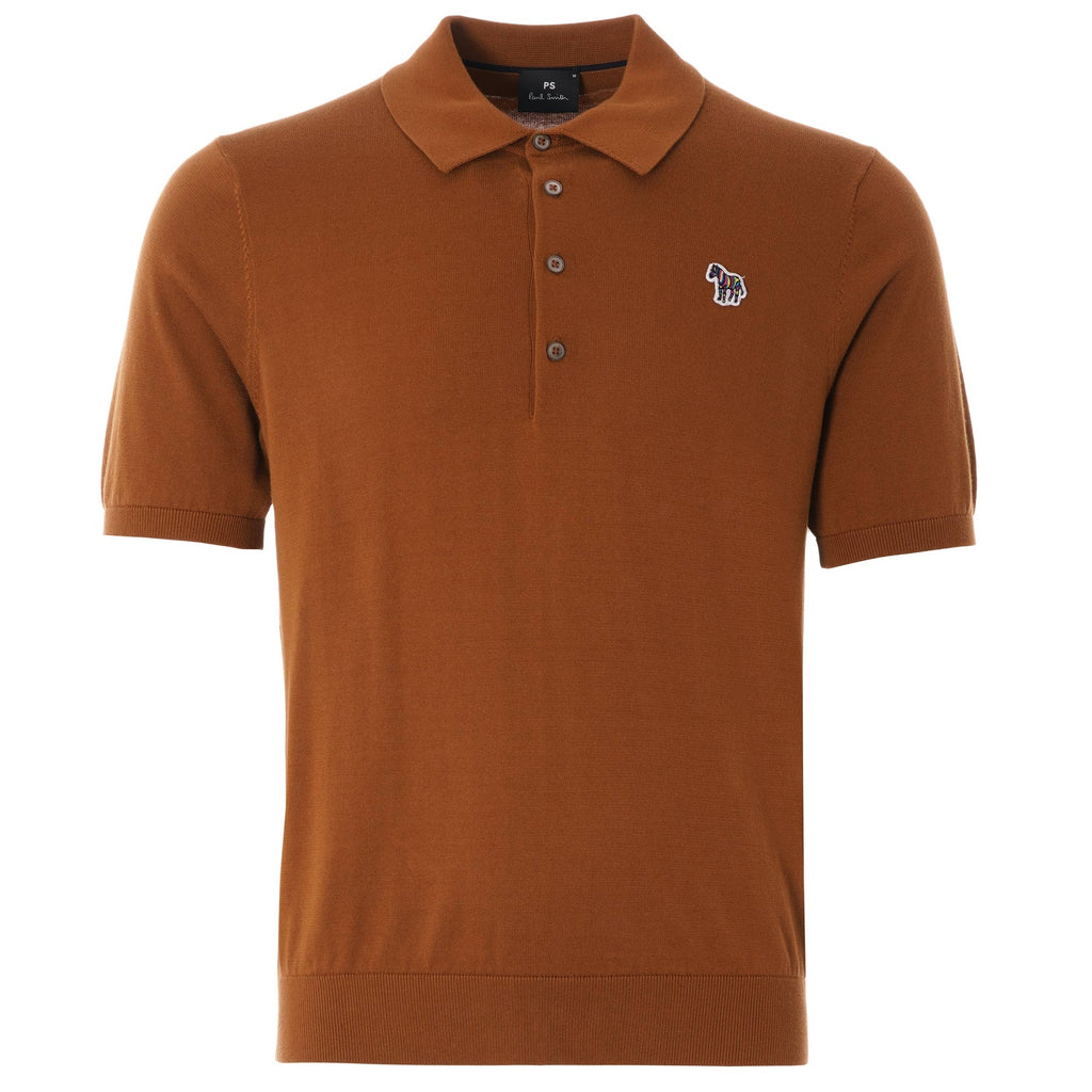 Paul Smith Zebra Polo Shirt - Camel