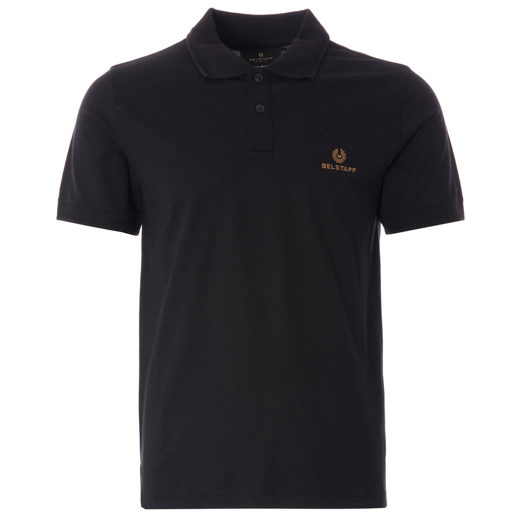 Belstaff Pique Polo Shirt - Black
