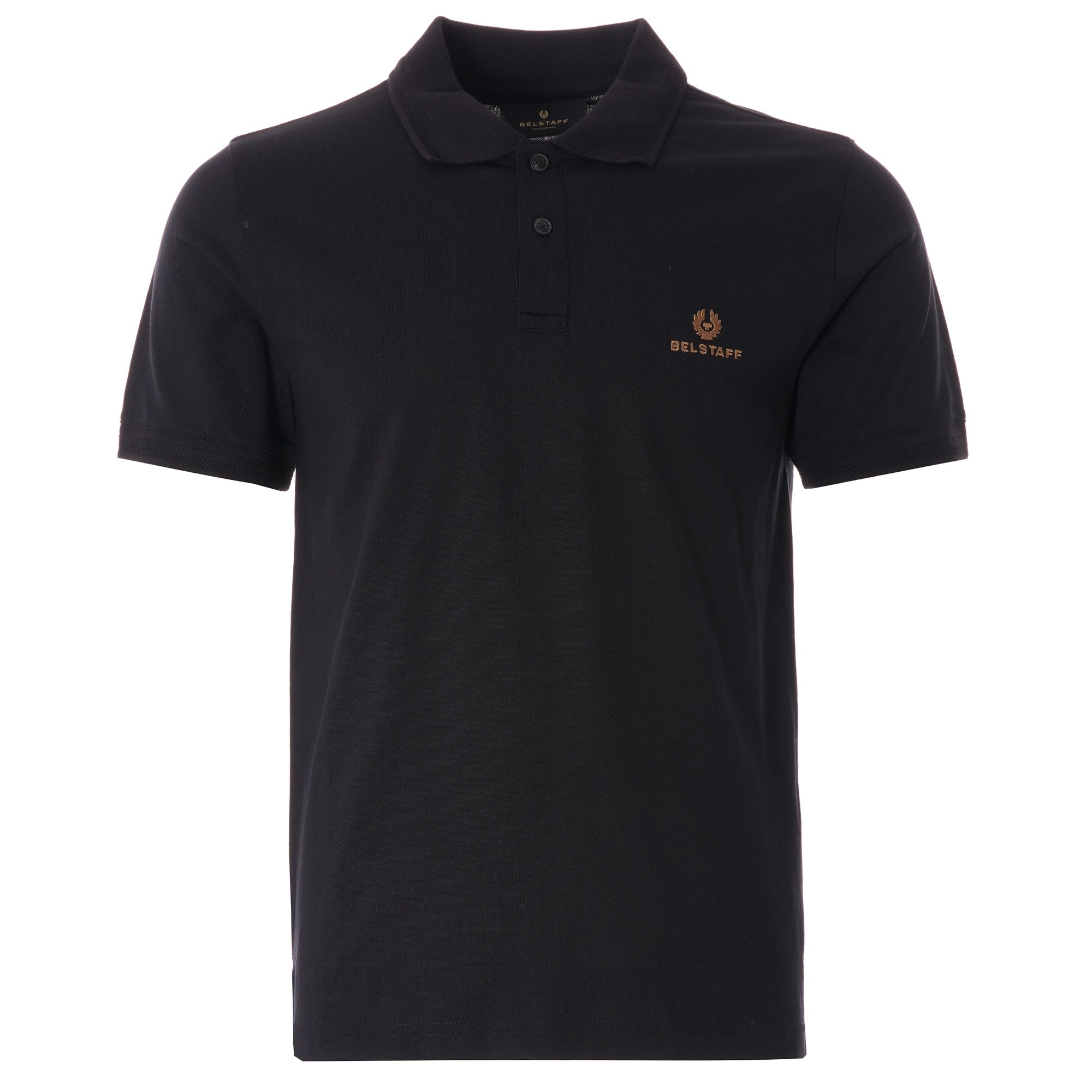 Belstaff Pique Polo Shirt - Black