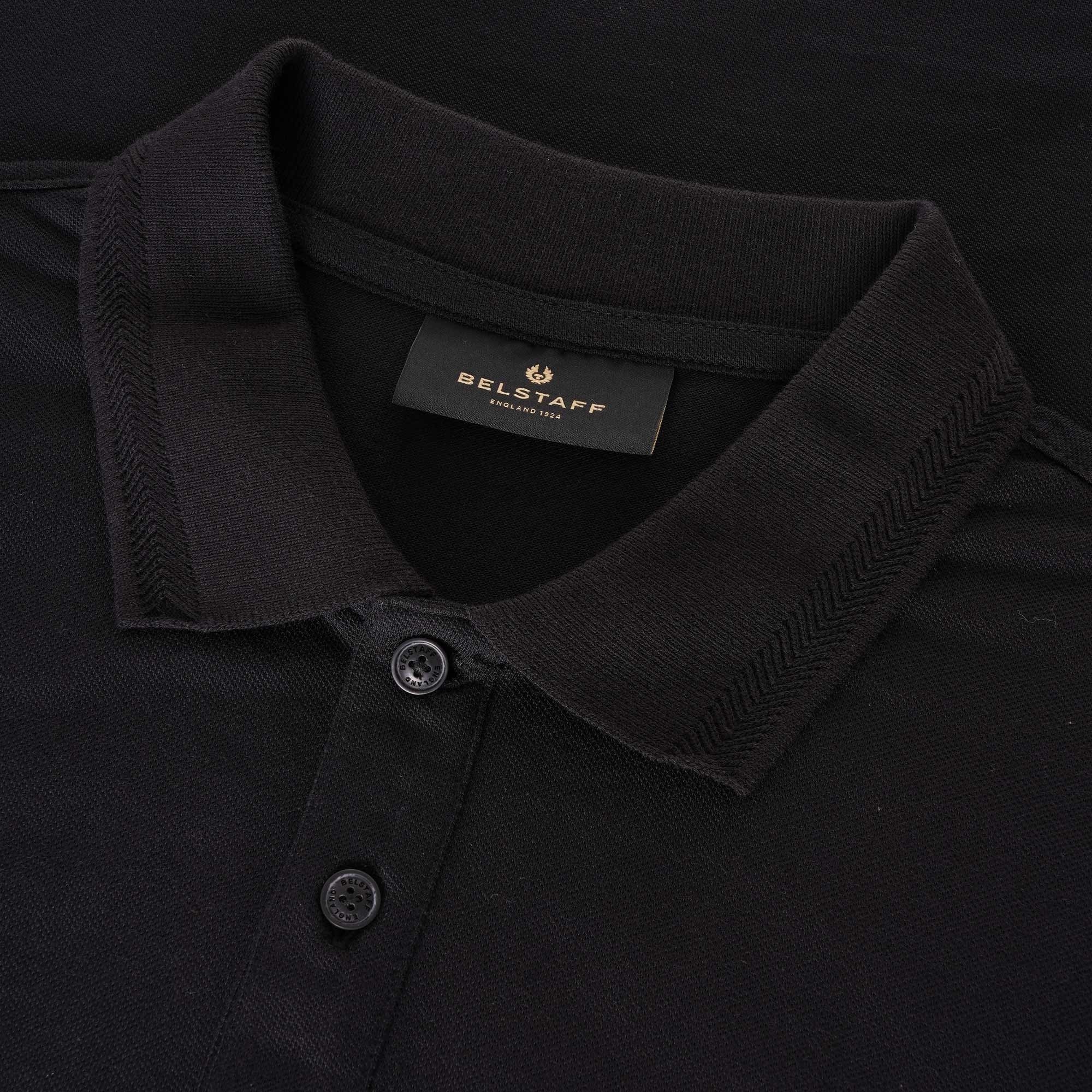 Belstaff Pique Polo Shirt - Black