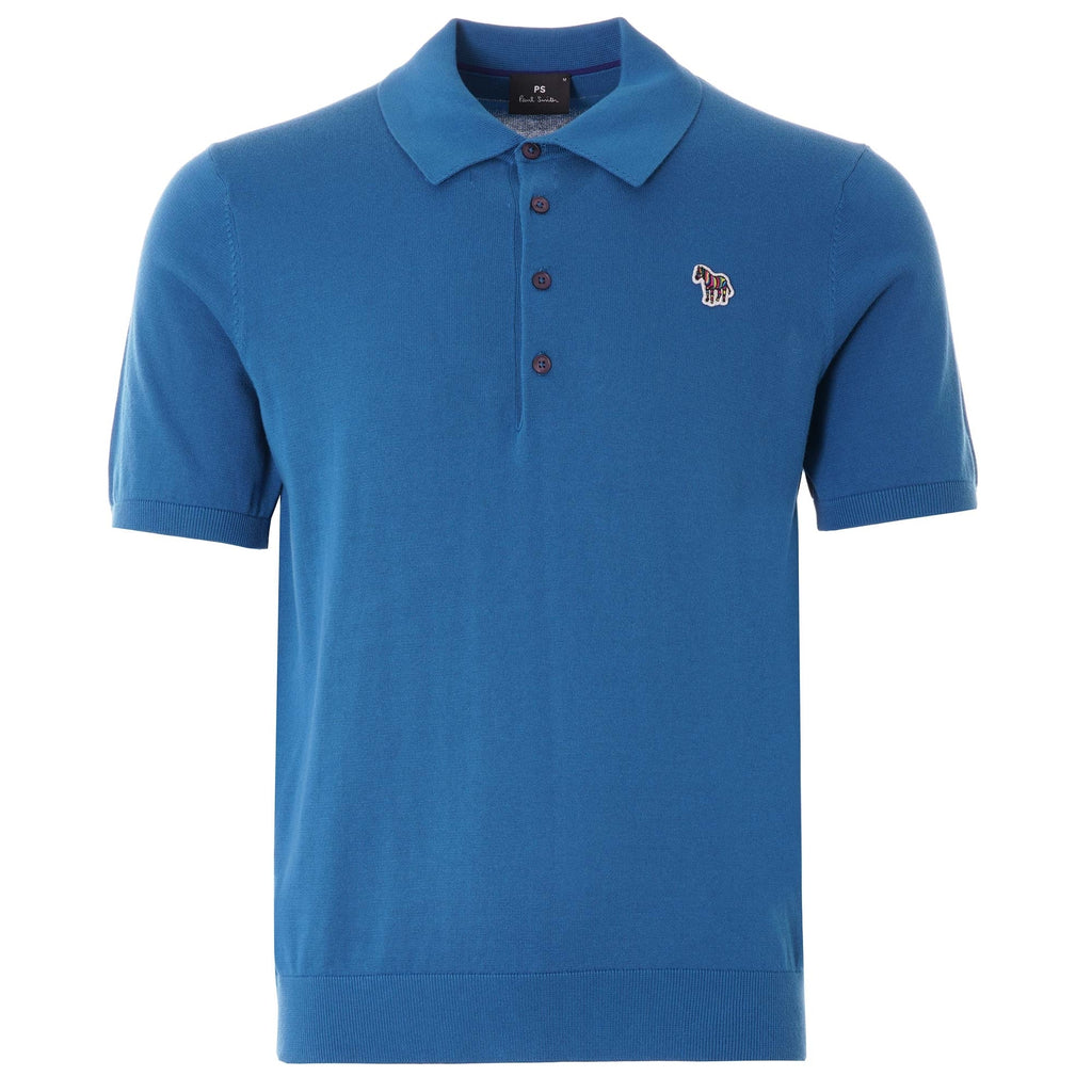 Paul Smith Zebra Polo Shirt - Blue