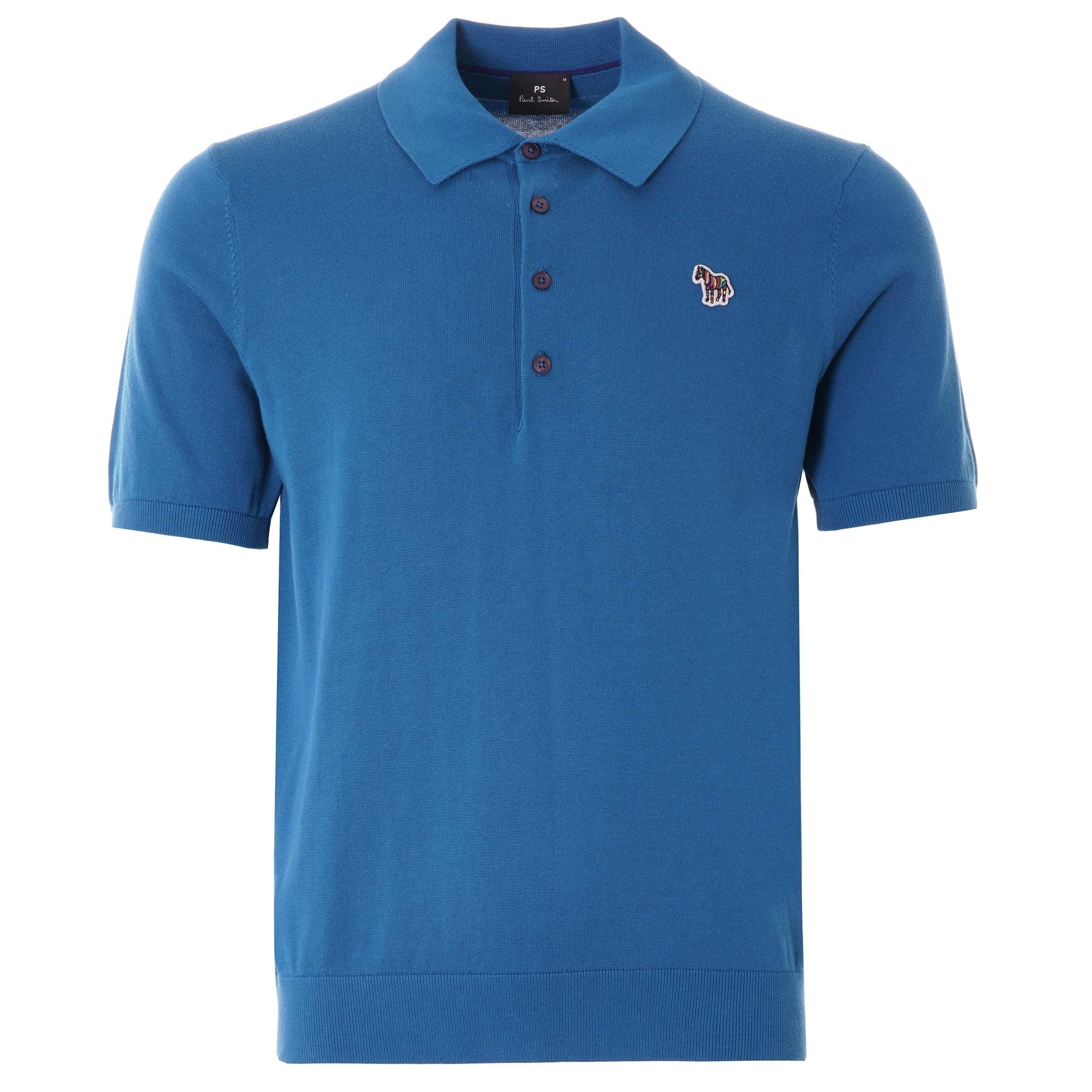 Paul Smith Zebra Polo Shirt - Blue