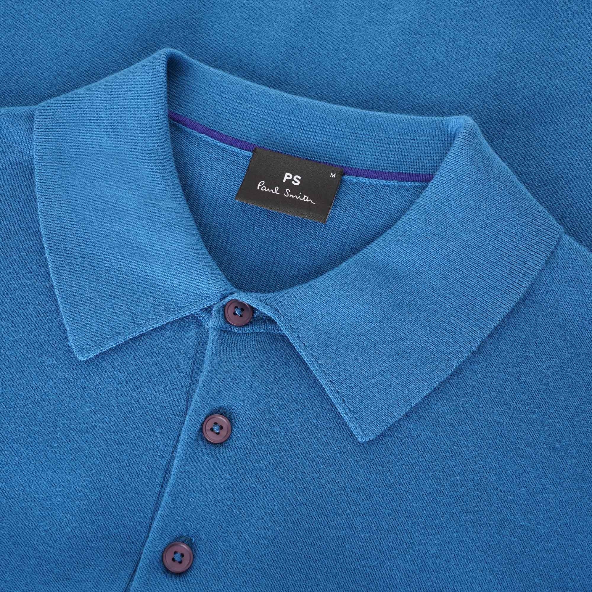 Paul Smith Zebra Polo Shirt - Blue