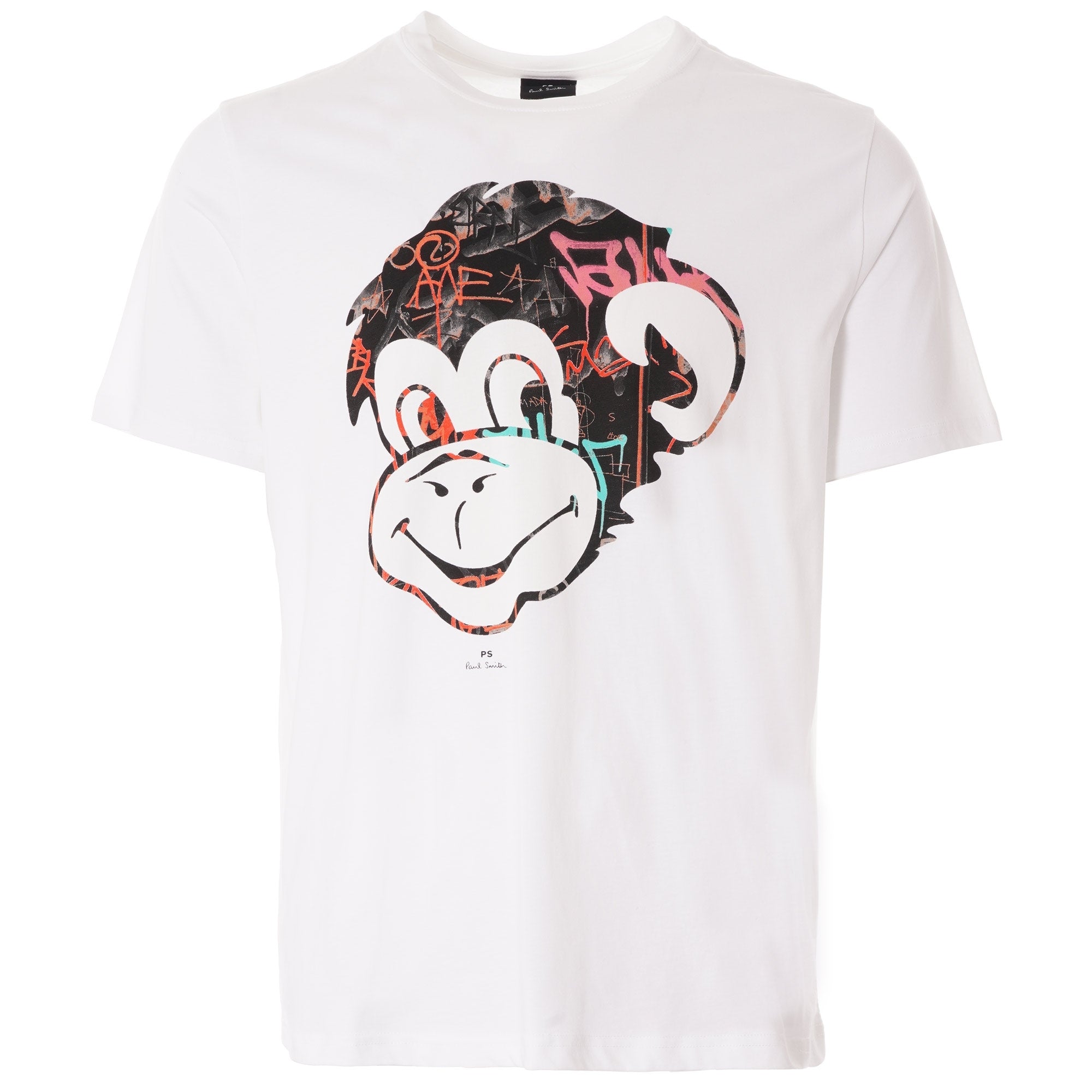 Paul Smith Graffiti Monkey T-Shirt - White