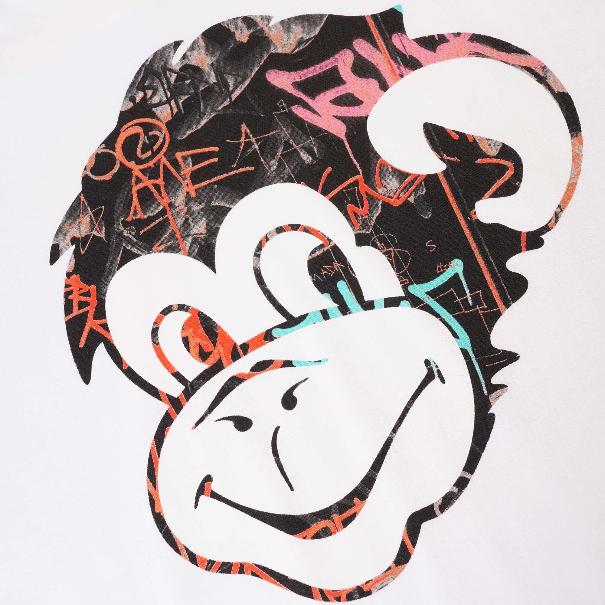 Paul Smith Graffiti Monkey T-Shirt - White